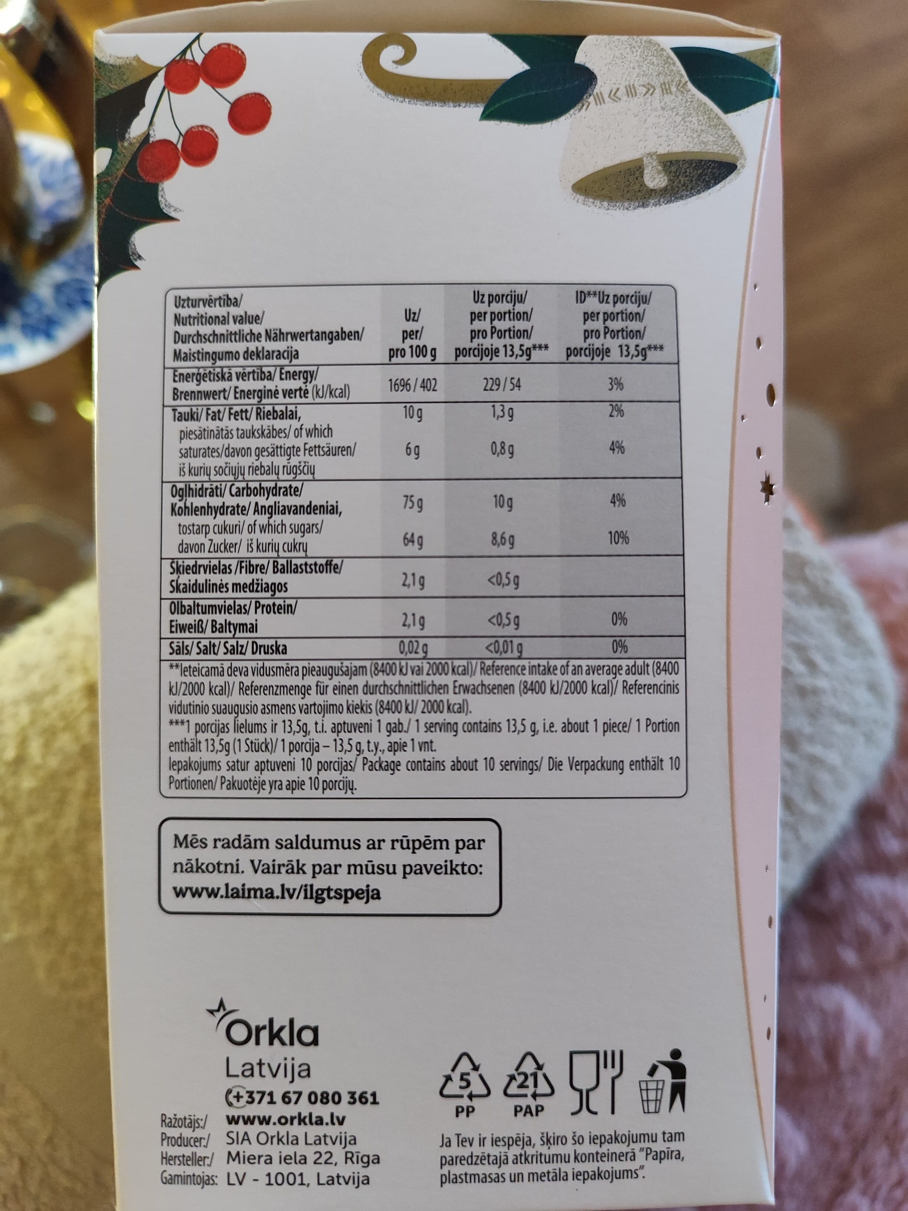Laima Maigums Zefīri packshot
