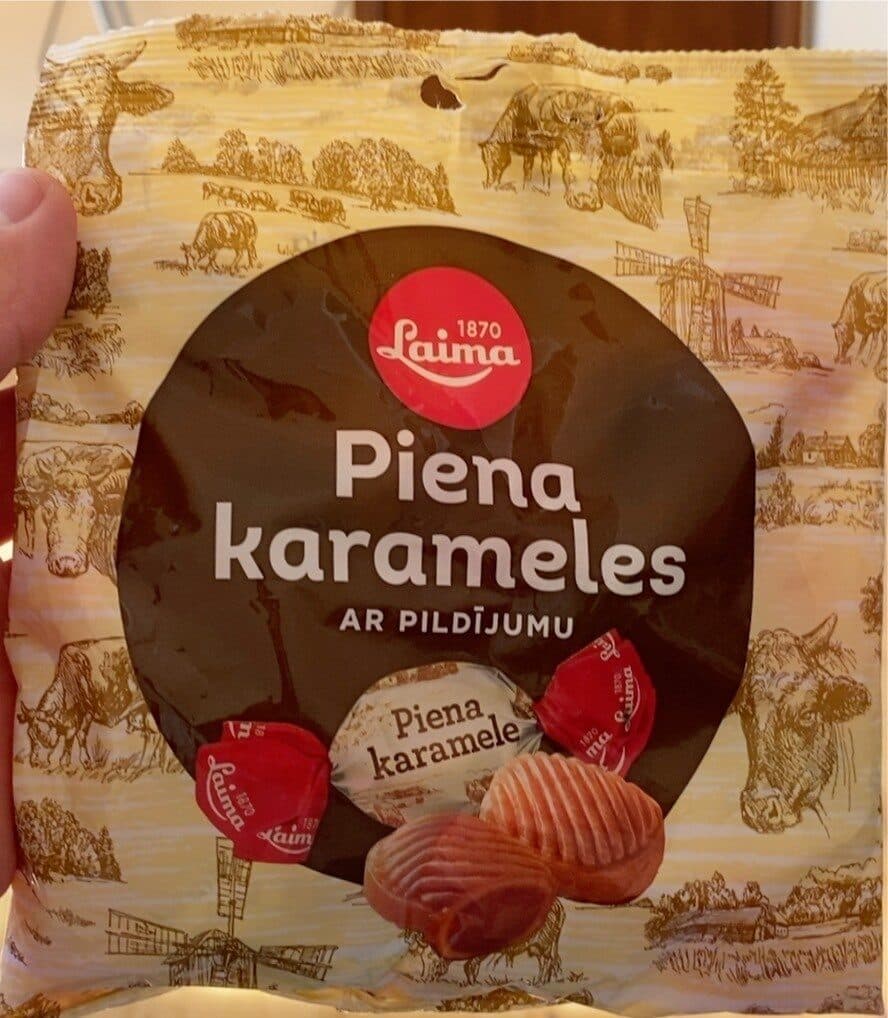 Laima Caramel Milk Sweets packshot