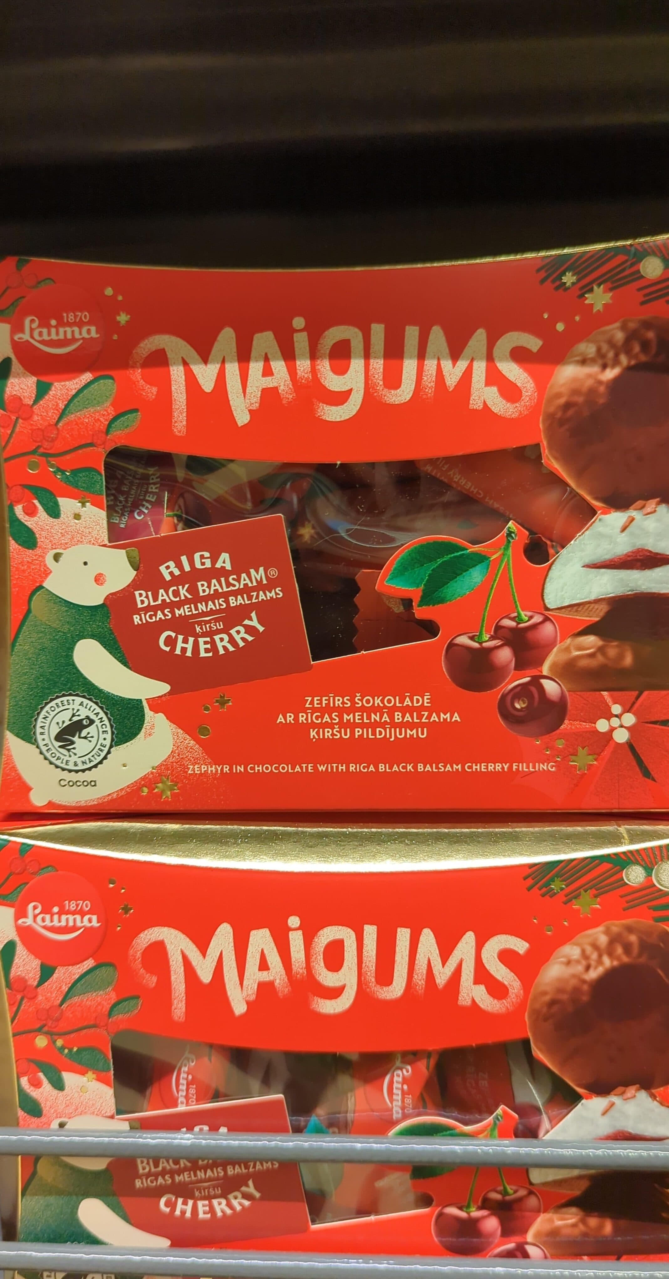 Laima Sok. zefyrai RIGA BLACK BALSAM su vyšn. jd., 185 g packshot