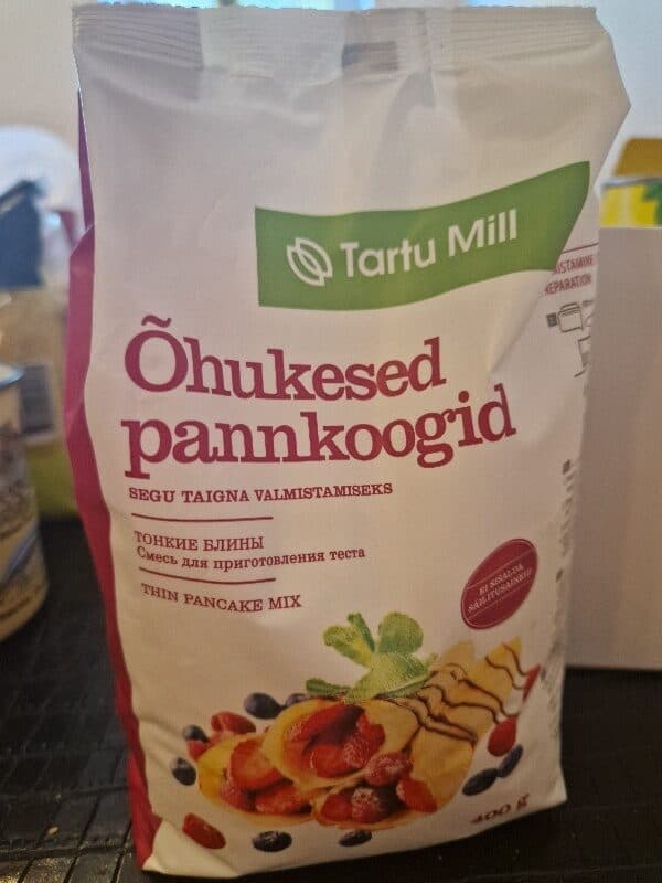 Tartu Mill Õhukesed pannkoogid packshot