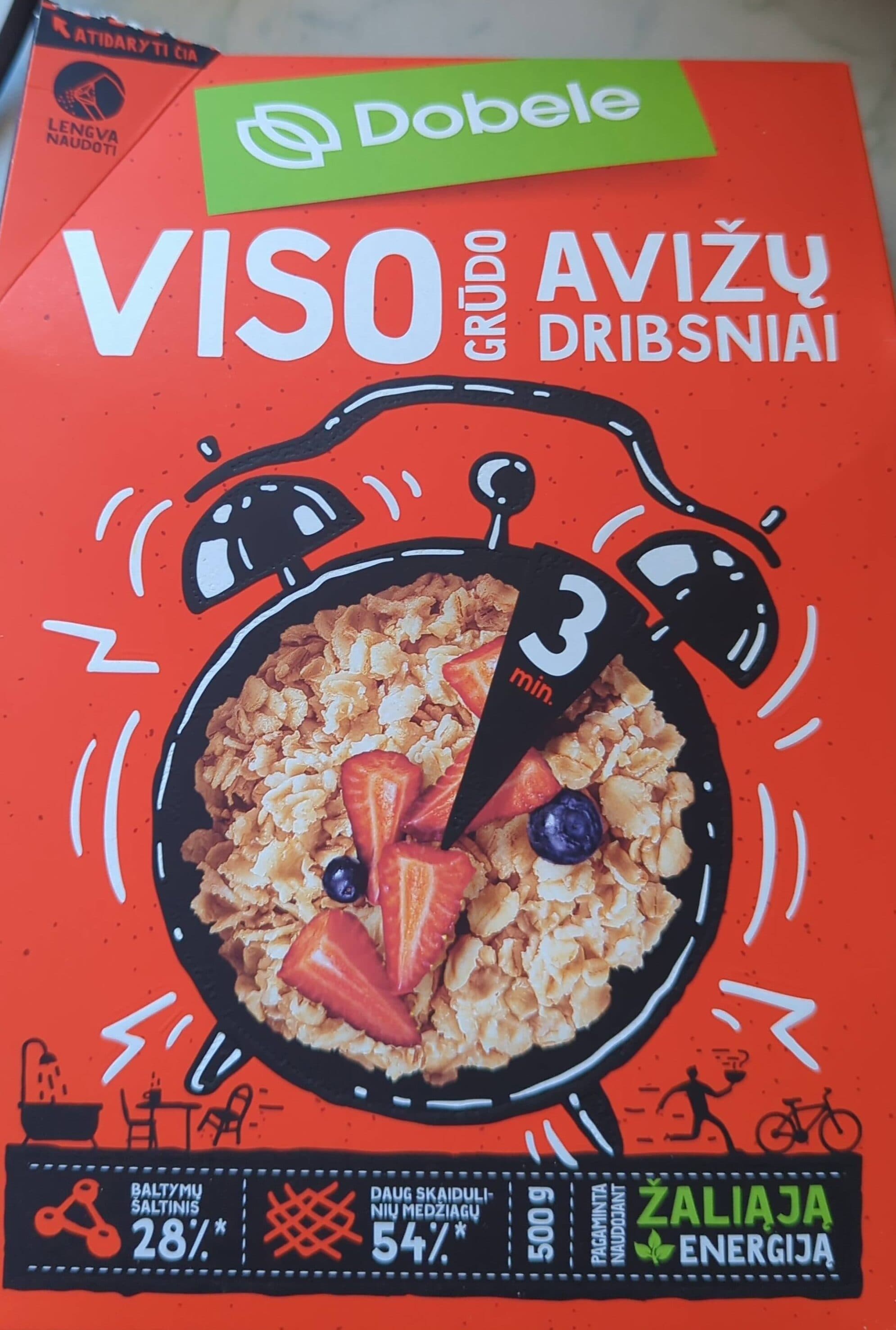 Avižiniai dribsniai packshot