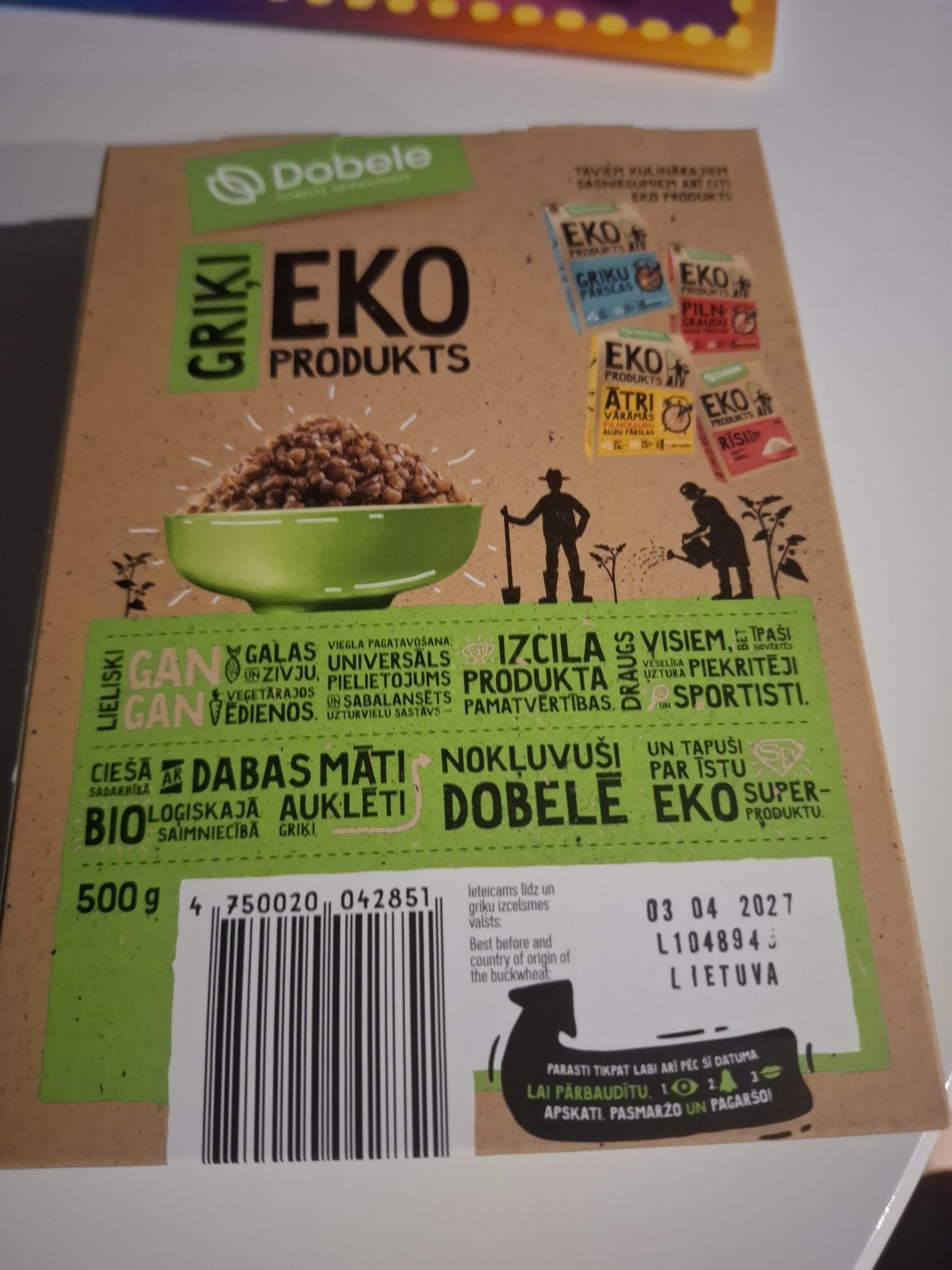 EKO dobrle Grano saraceno packshot
