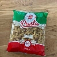 Presto fusilli packshot