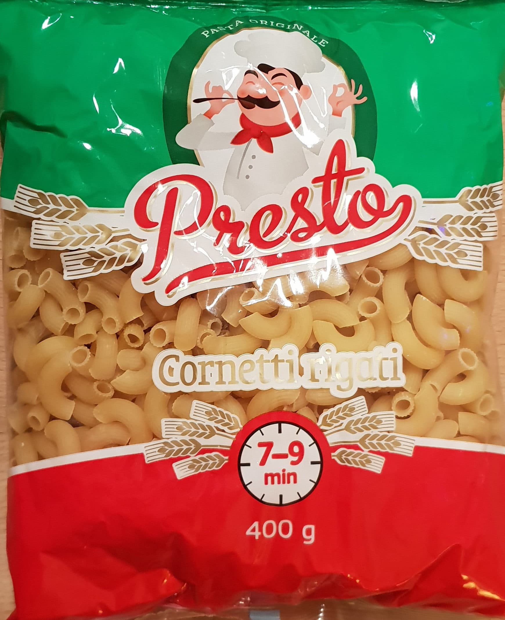 Presto Cornetti rigatti packshot