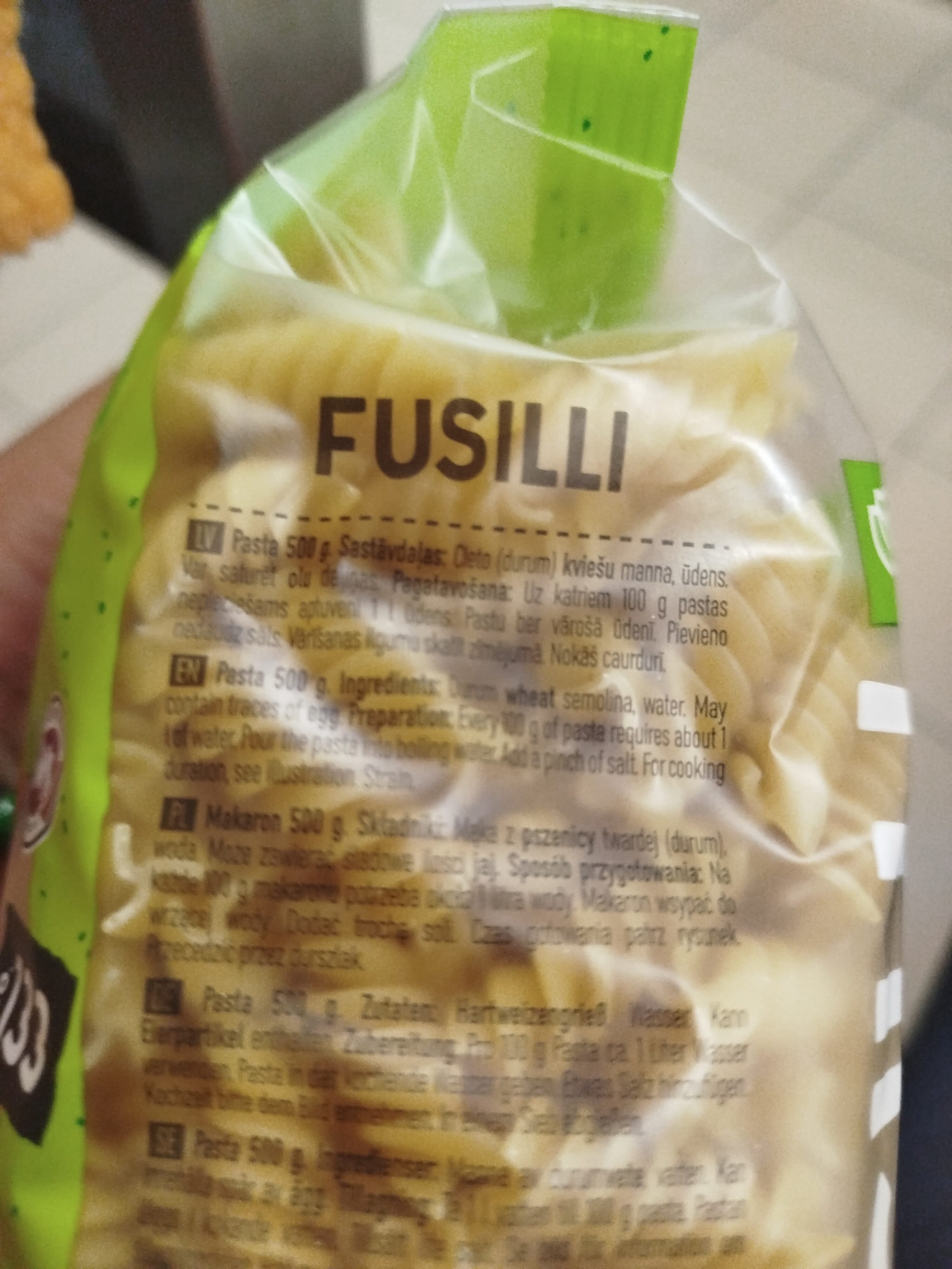 Dobele Fusilli packshot