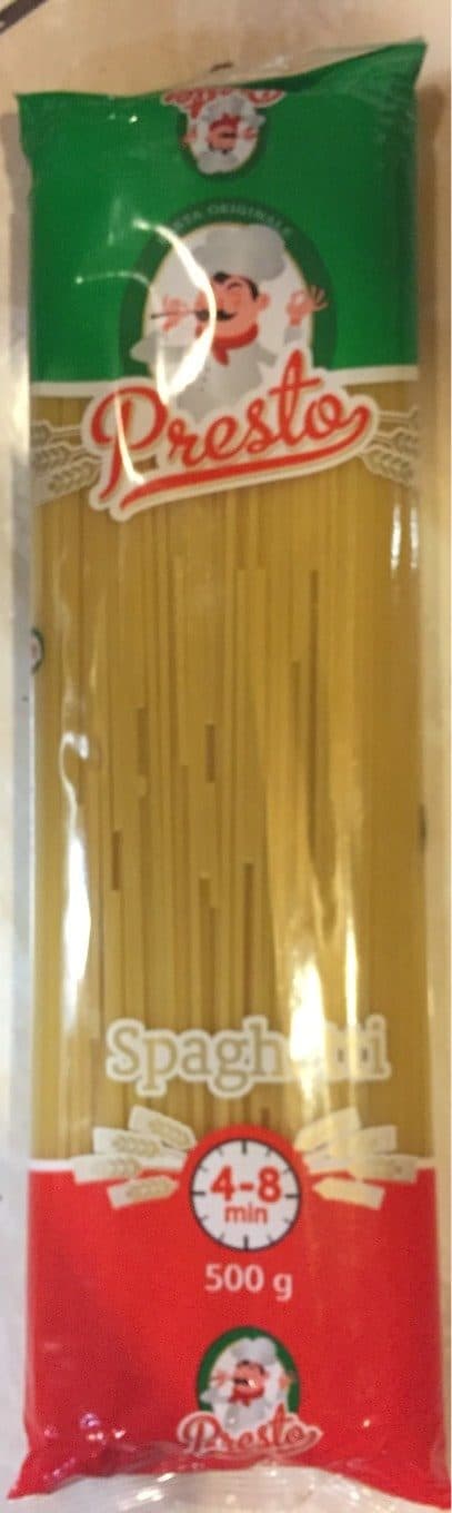 Presto Spaghetti 500g packshot