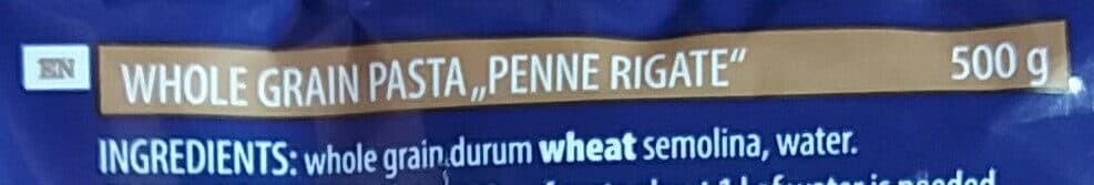 Dobele Whole grain pasta Penne Rigate packshot