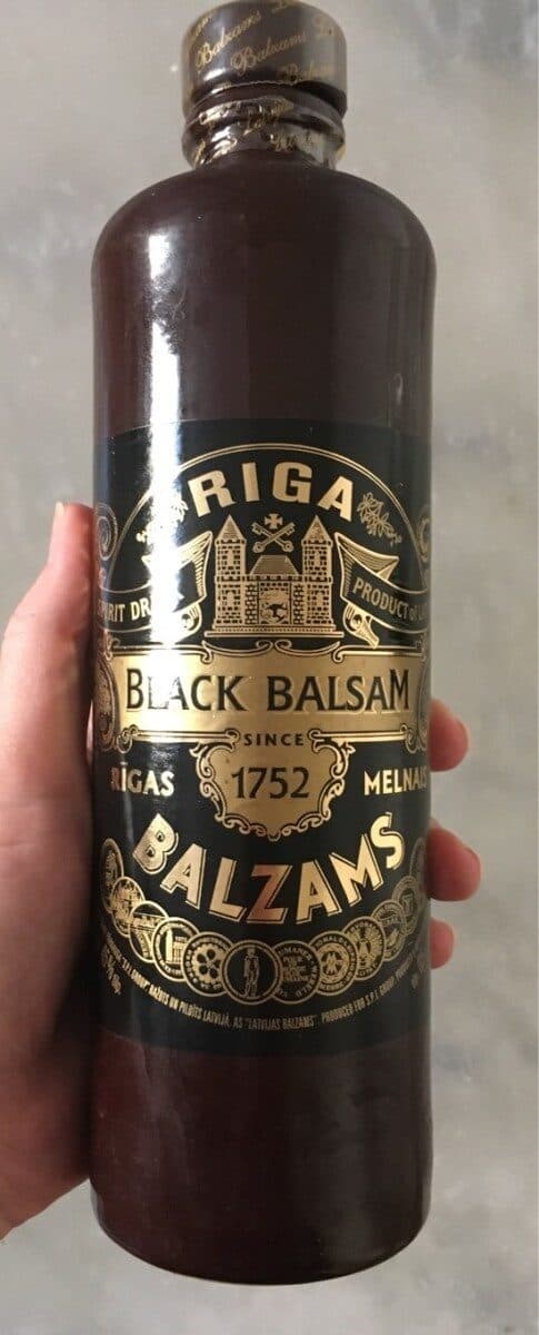Rigas Melnais Balzams Бальзам Рижский Чёрный Оригинальный packshot