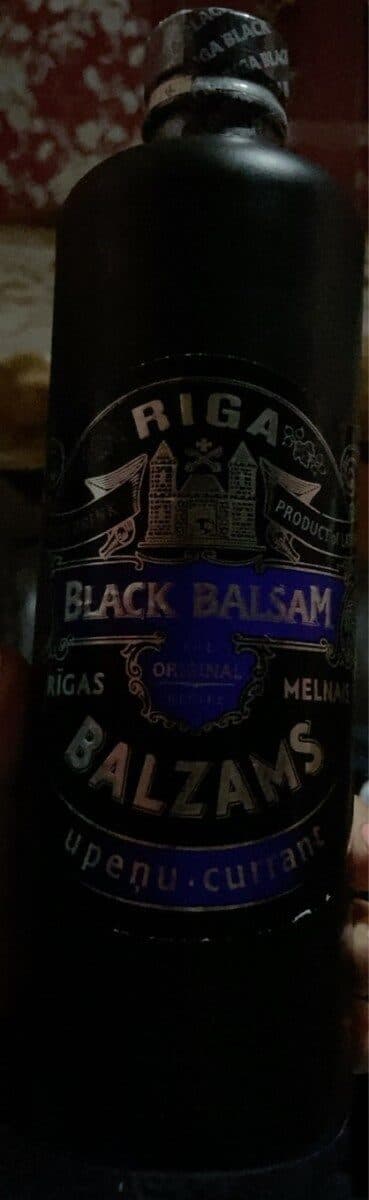 Rīgas Melnais Balzams Balsam Riga Black Balsam Currant 30% Alc. 0.5L (case=12) packshot