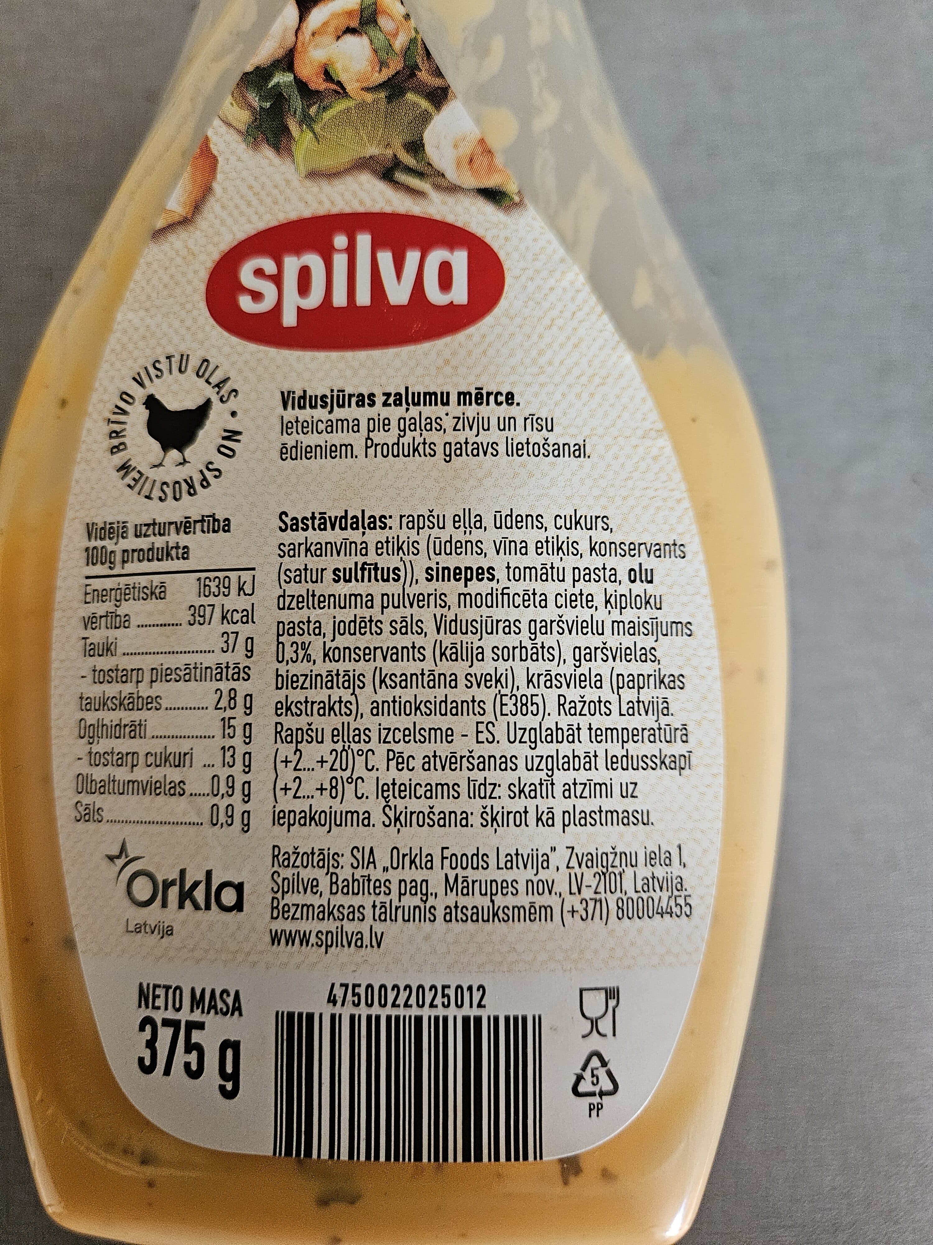 Spilva Mediterranian Herb Sauce packshot