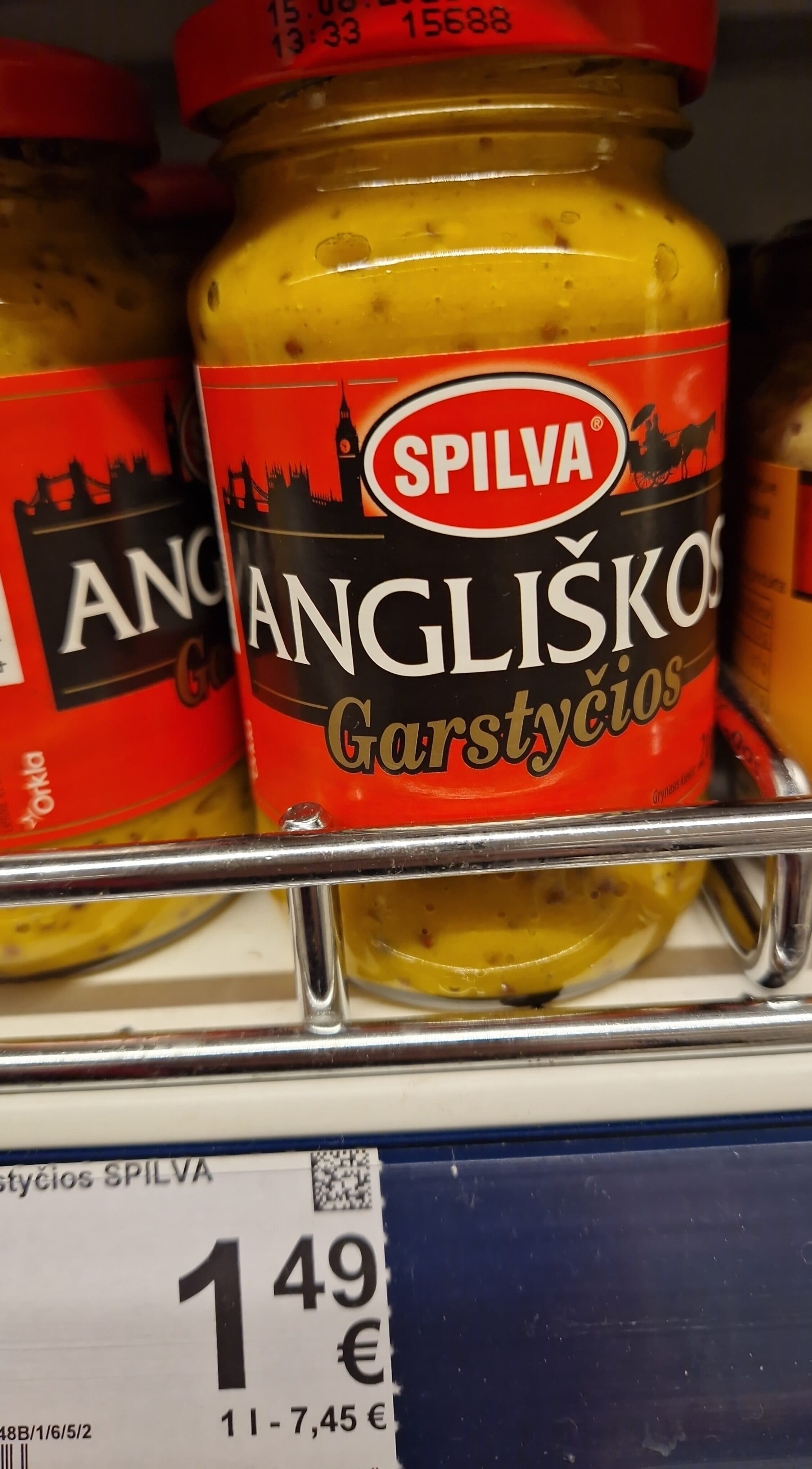 Angliškos garstyčios SPILVA packshot