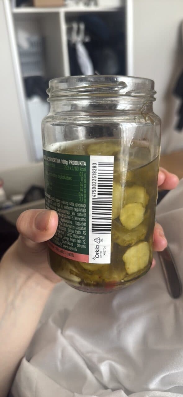 spilva gurķi saldskābā marinādē packshot