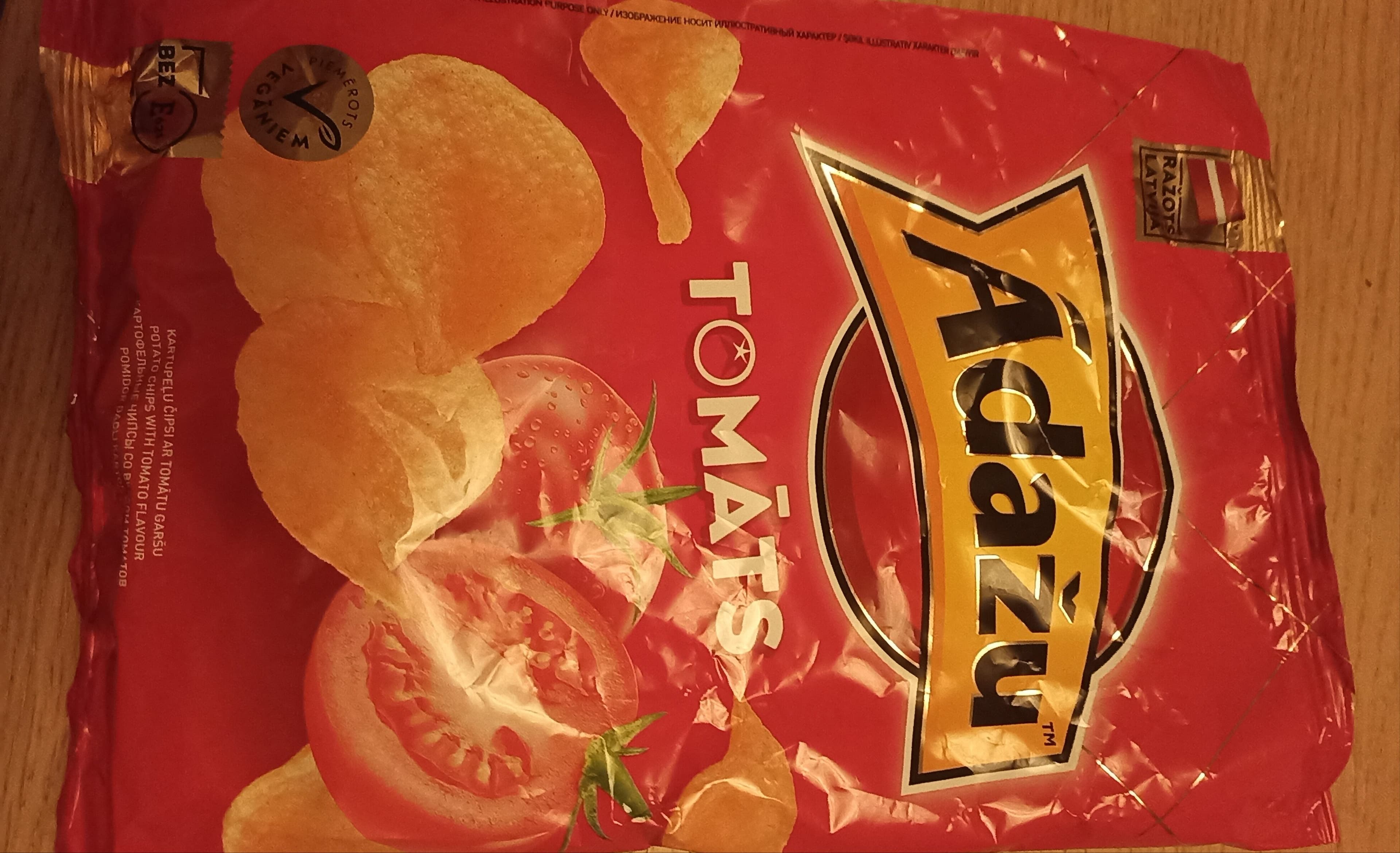 Ādažu tomato chips packshot