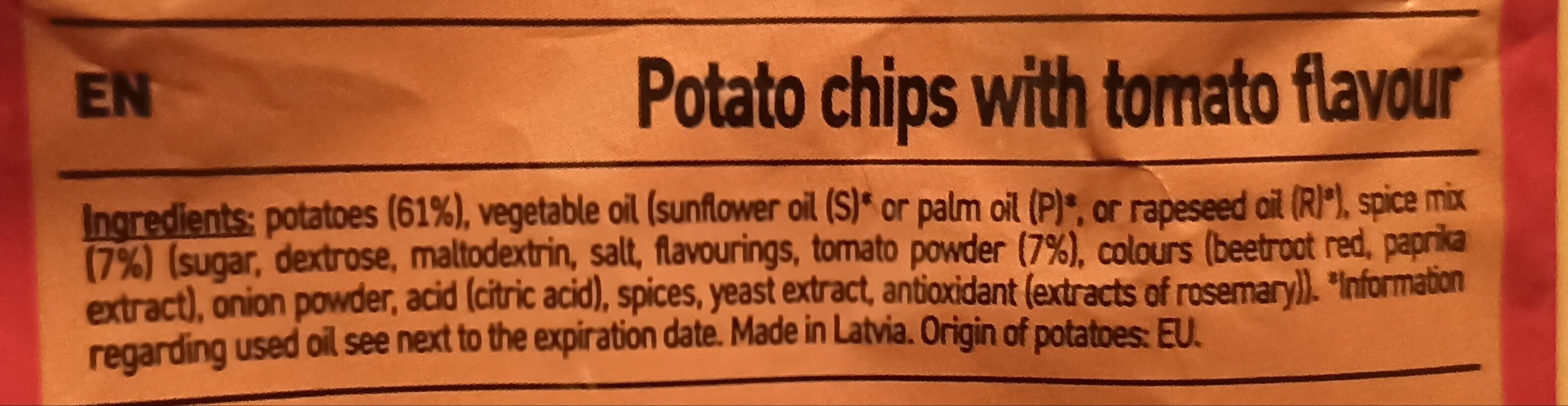 Ādažu tomato chips packshot