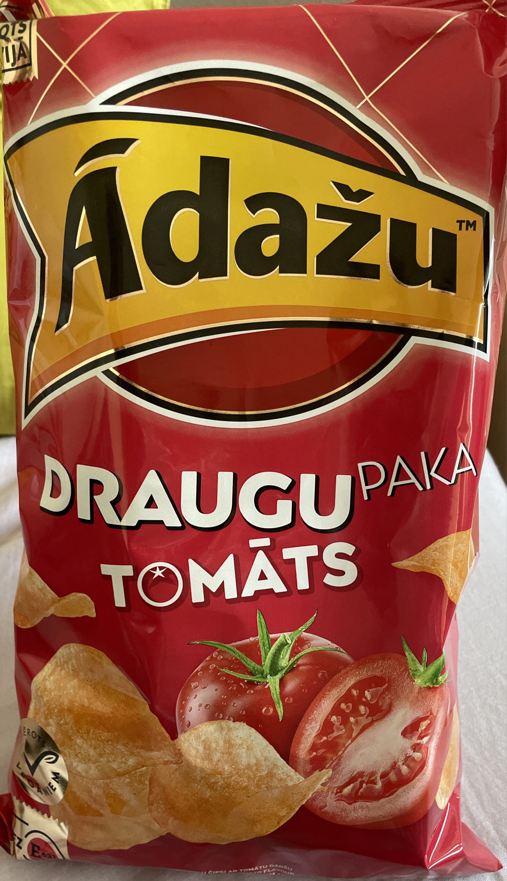 Ādaži Kartupeļu čipsi ar tomātu garšu packshot