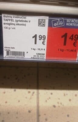 Taffel gr. ir sv. sk. packshot