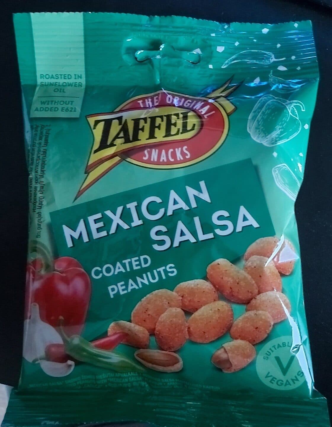 Taffel Mehhiko Salsa Maitselised Kaetud Maapähklid packshot
