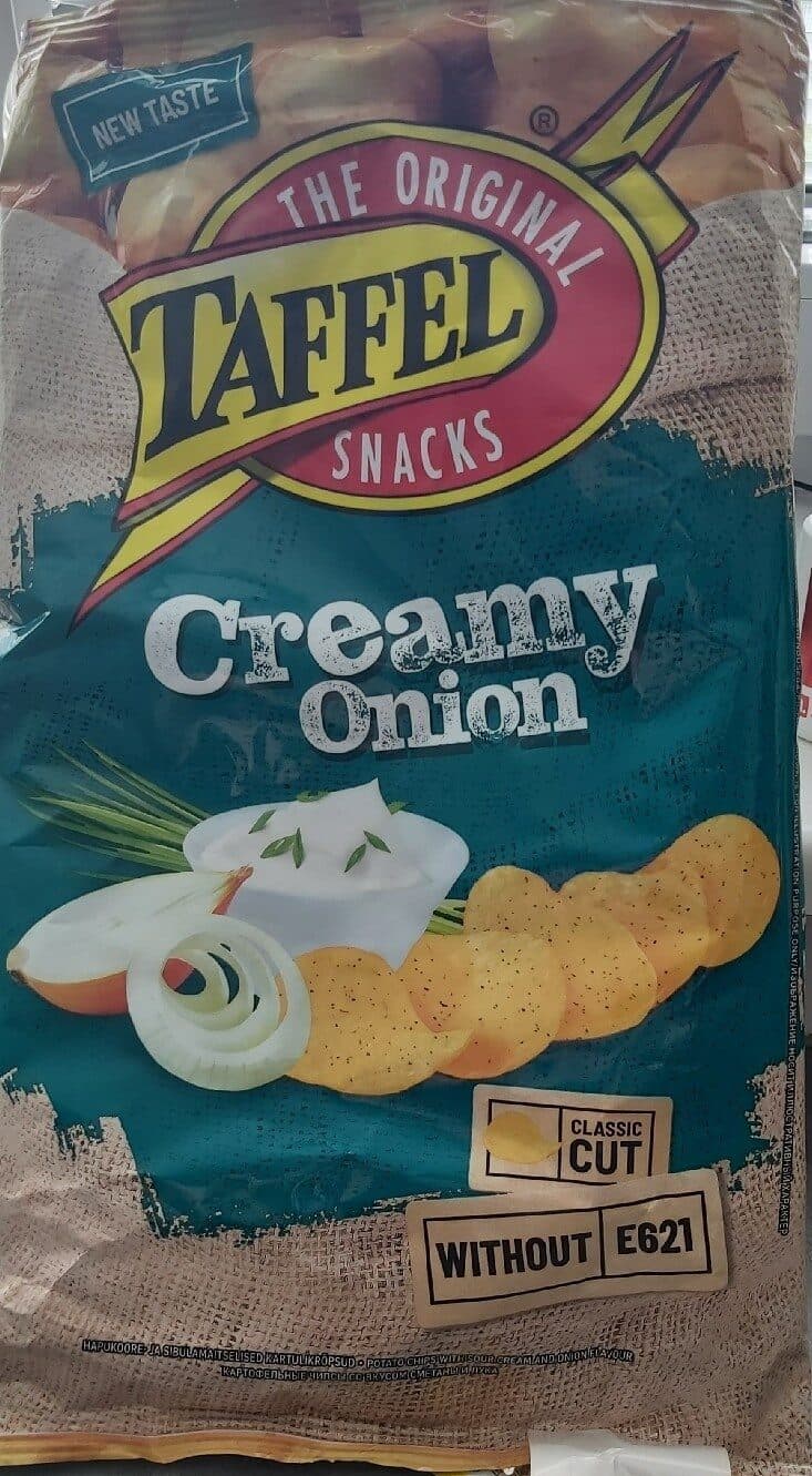 Taffel Hapukoore- Ja Sibulamaitselised Kartulikrõpsud packshot
