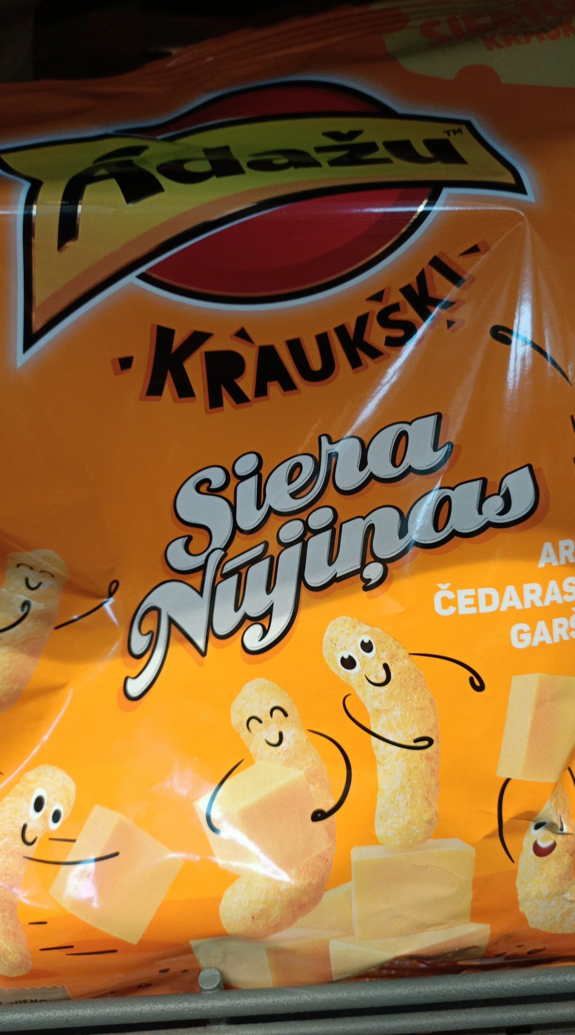 Ādažu siera nūjiņas ar čedaru packshot