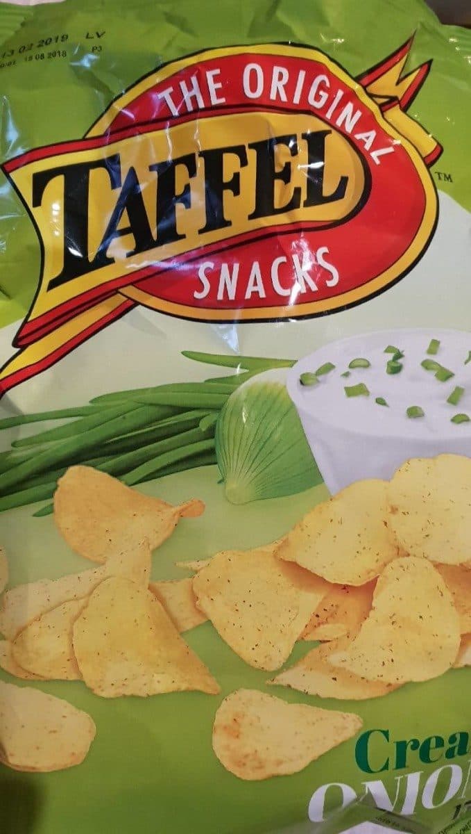 Chips saveur oignon crème packshot