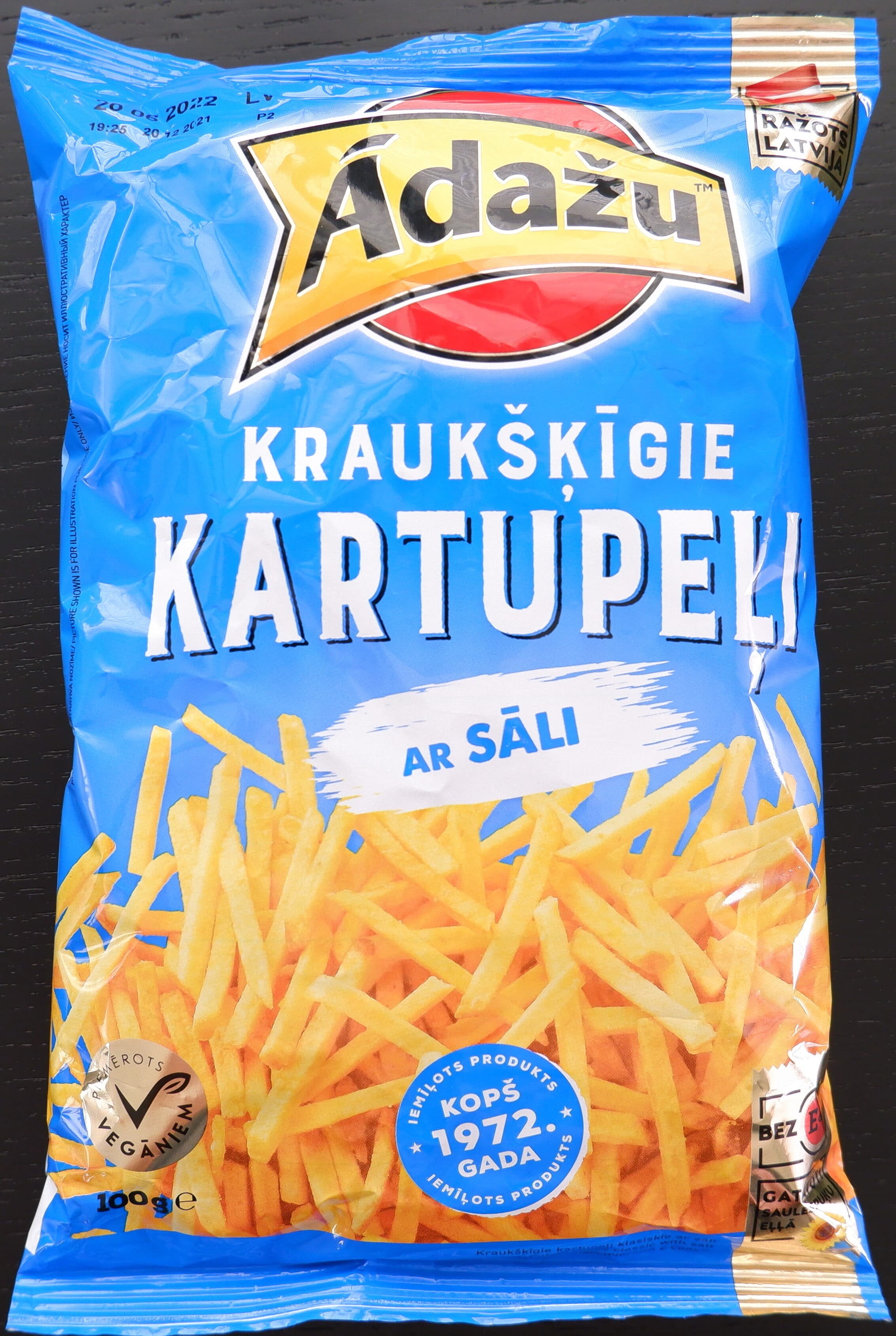 Ādažu Potato Sticks With Salt packshot