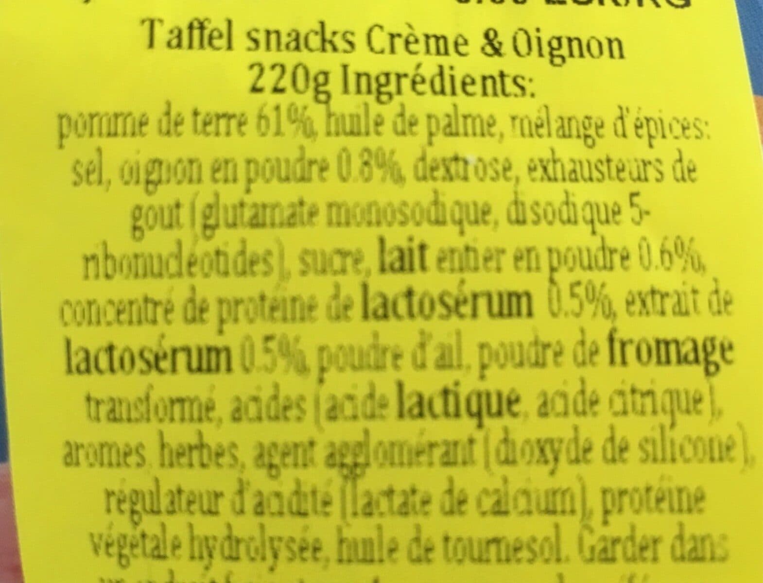 Open Food Facts Chips Sourcream & Onion packshot