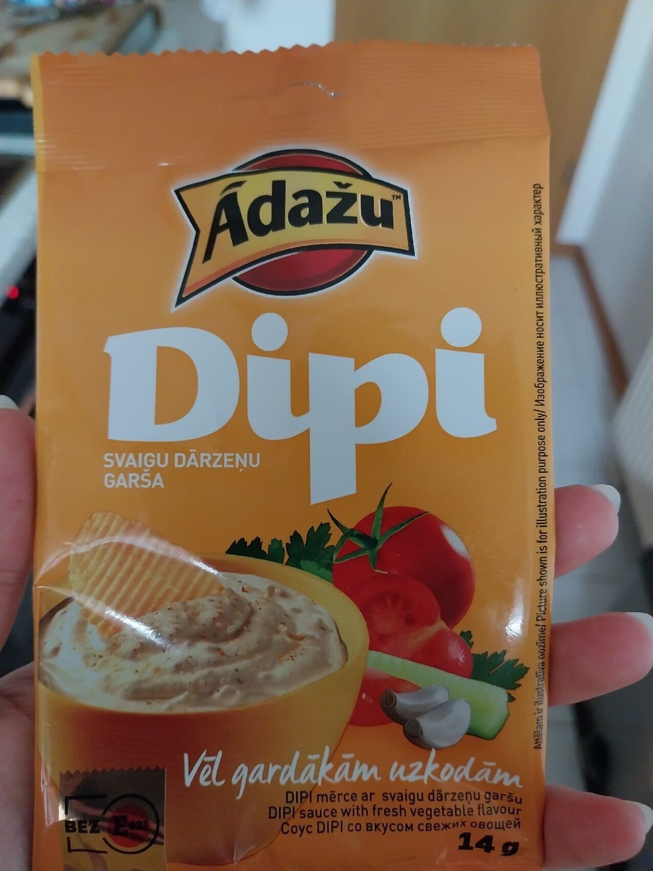 Adazu Dipi Sauce Fresh Vegetable Flavor packshot