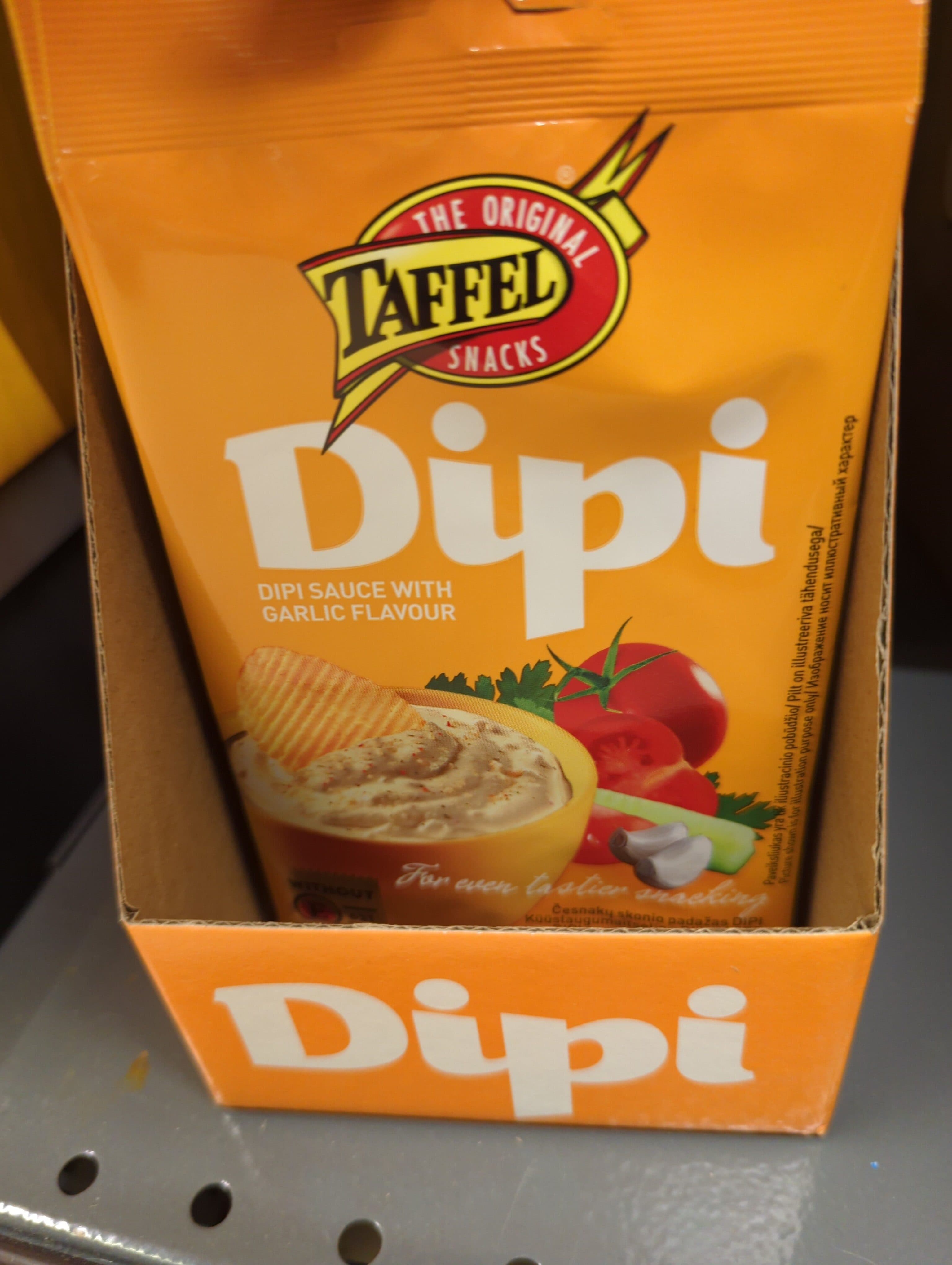 Taffel Dipi sauce with garlic flavour packshot