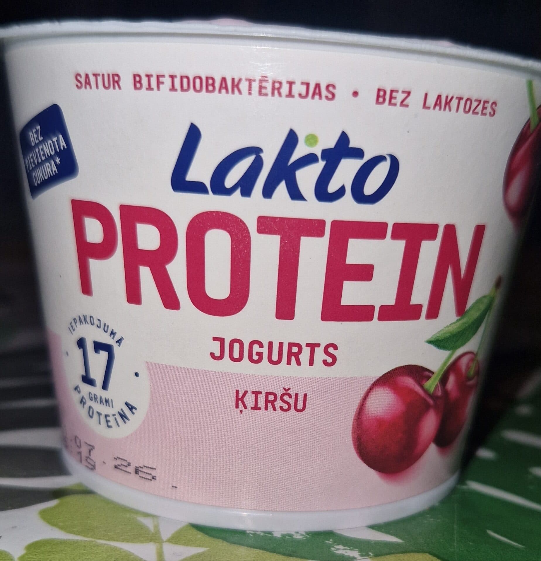 Lakto Protein Protein Jogurts Ķiršu packshot