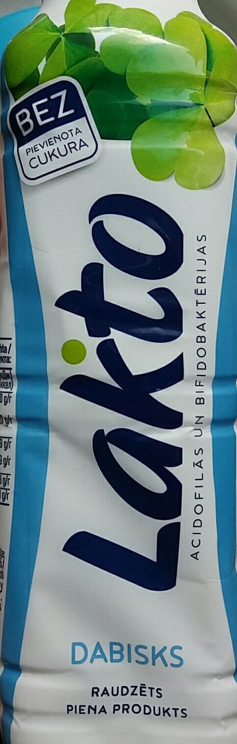 Lakto Raudzēts piena produkts packshot