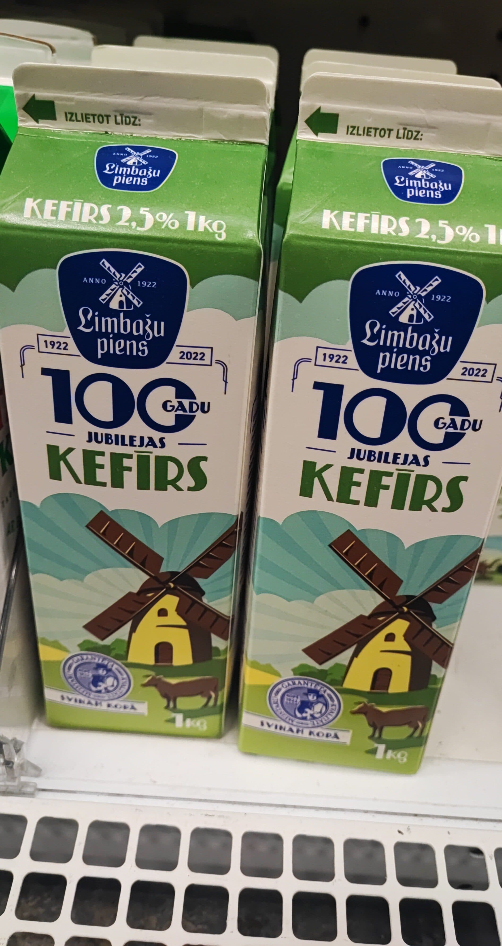 Kefīrs Limbažu 1l packshot