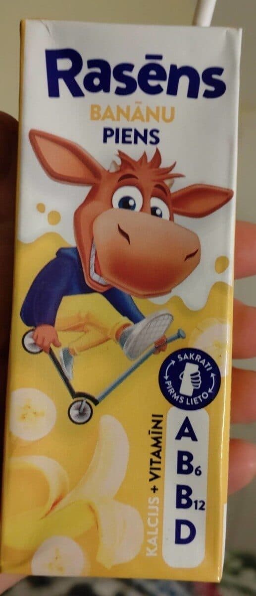 Rasēns banānu packshot