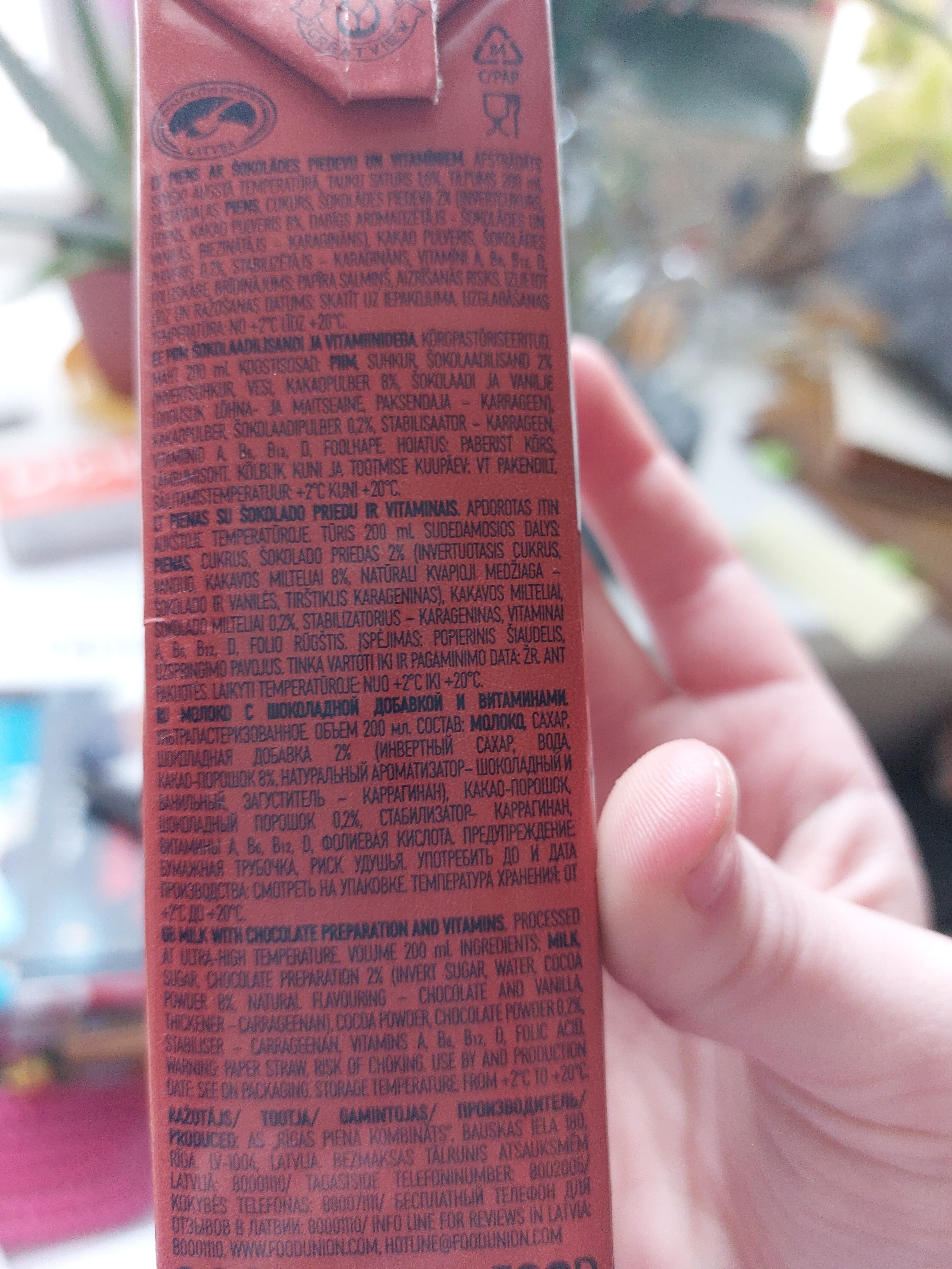 šokolādes piens rasēns šokolādes packshot