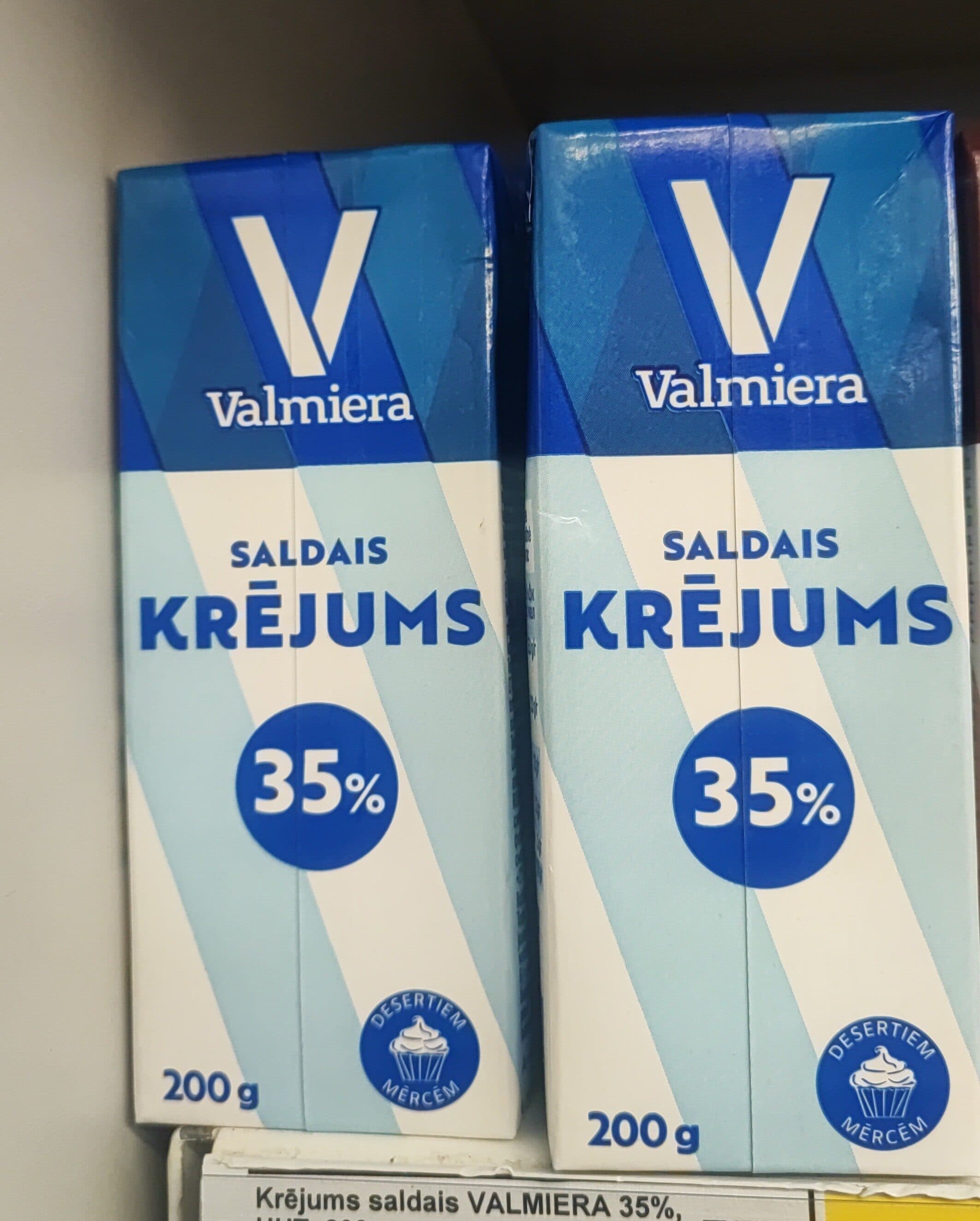 Valmiera saldais krējums Valmiera packshot