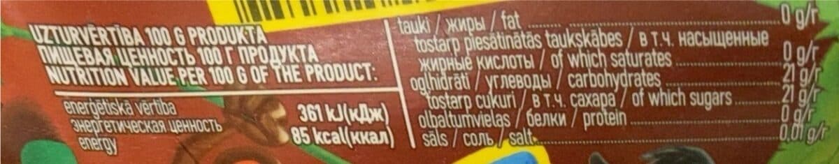 Open Food Facts Jungle POP packshot