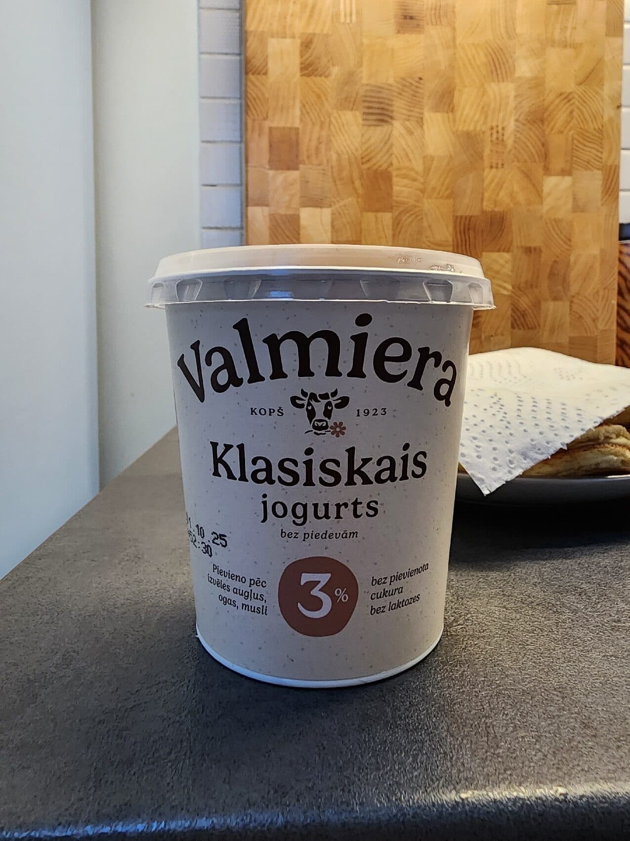 Valmiera Klasiskais Jogurts packshot