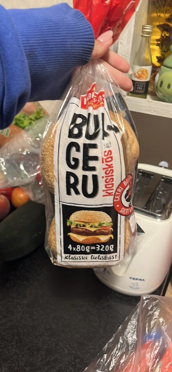 Haas Klasiskās burgeru maizītes packshot