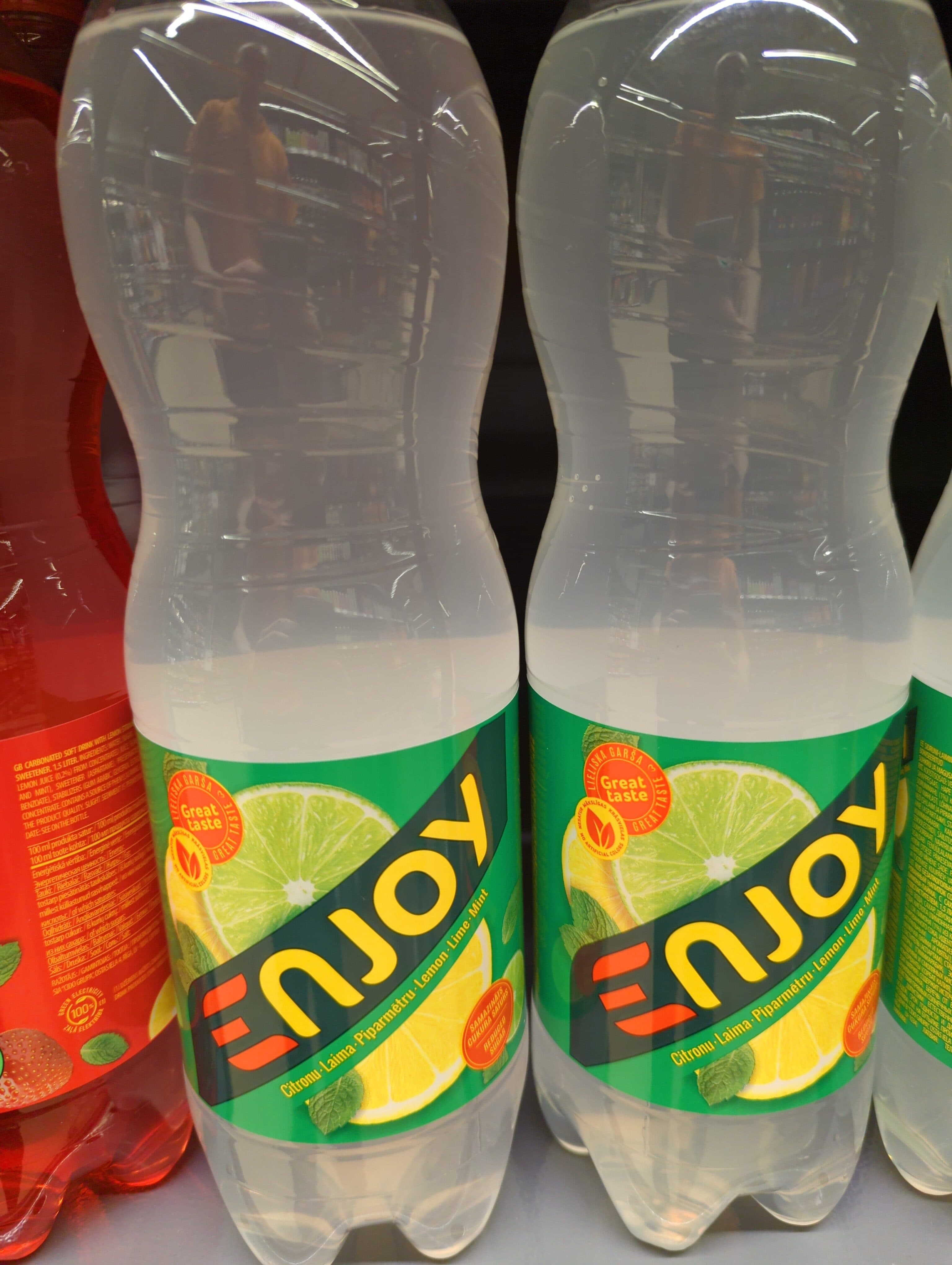 Enjoy Lemon-Lime Flavored Soft Drink packshot