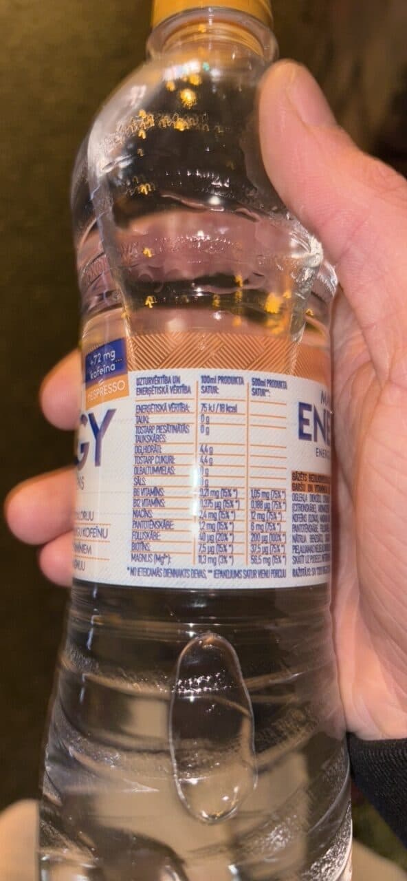 MANGALI ENERGY ENERĢIJAS ŪDENS packshot