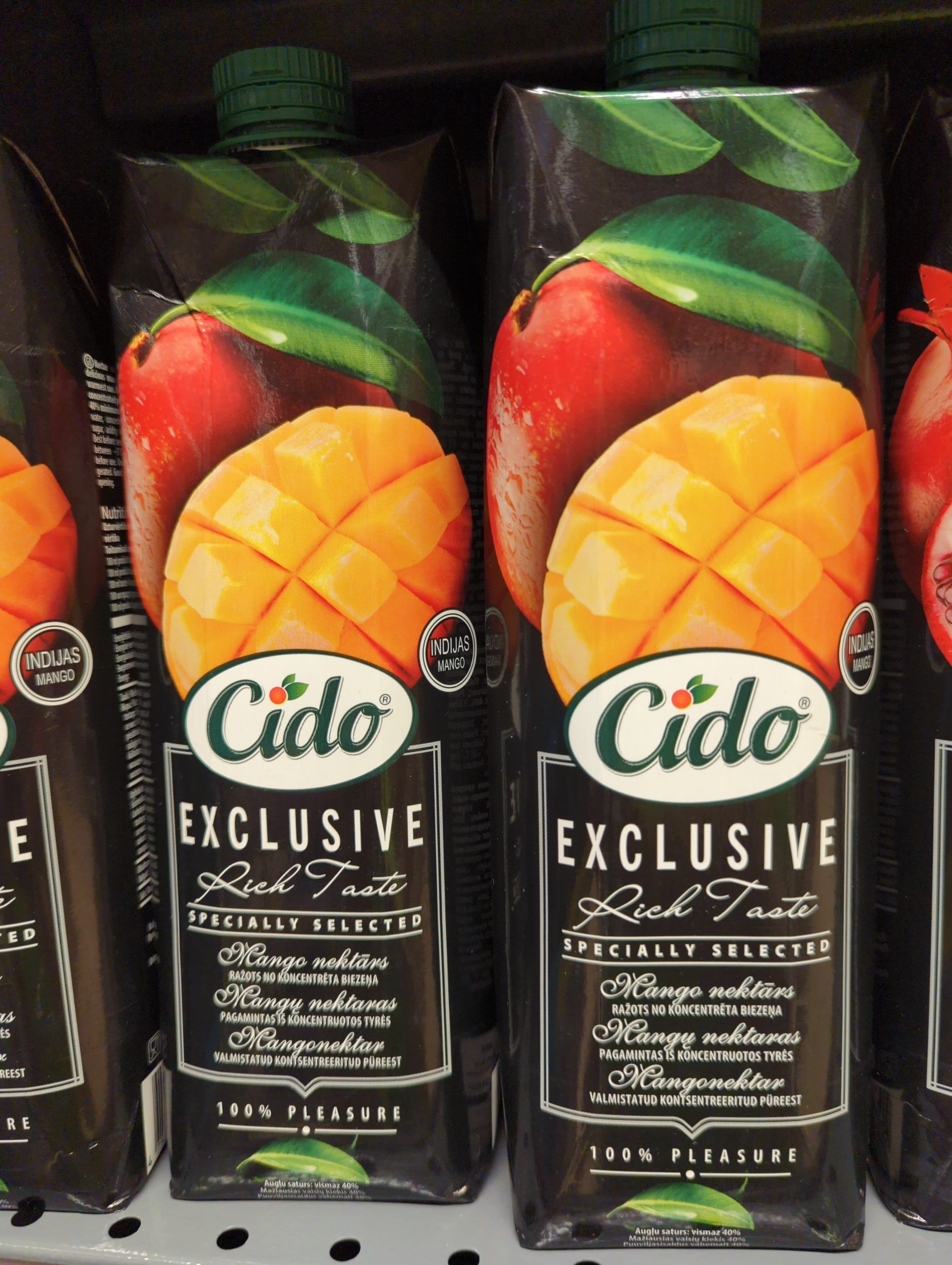 cido Cido exclusive india mango nektaras packshot