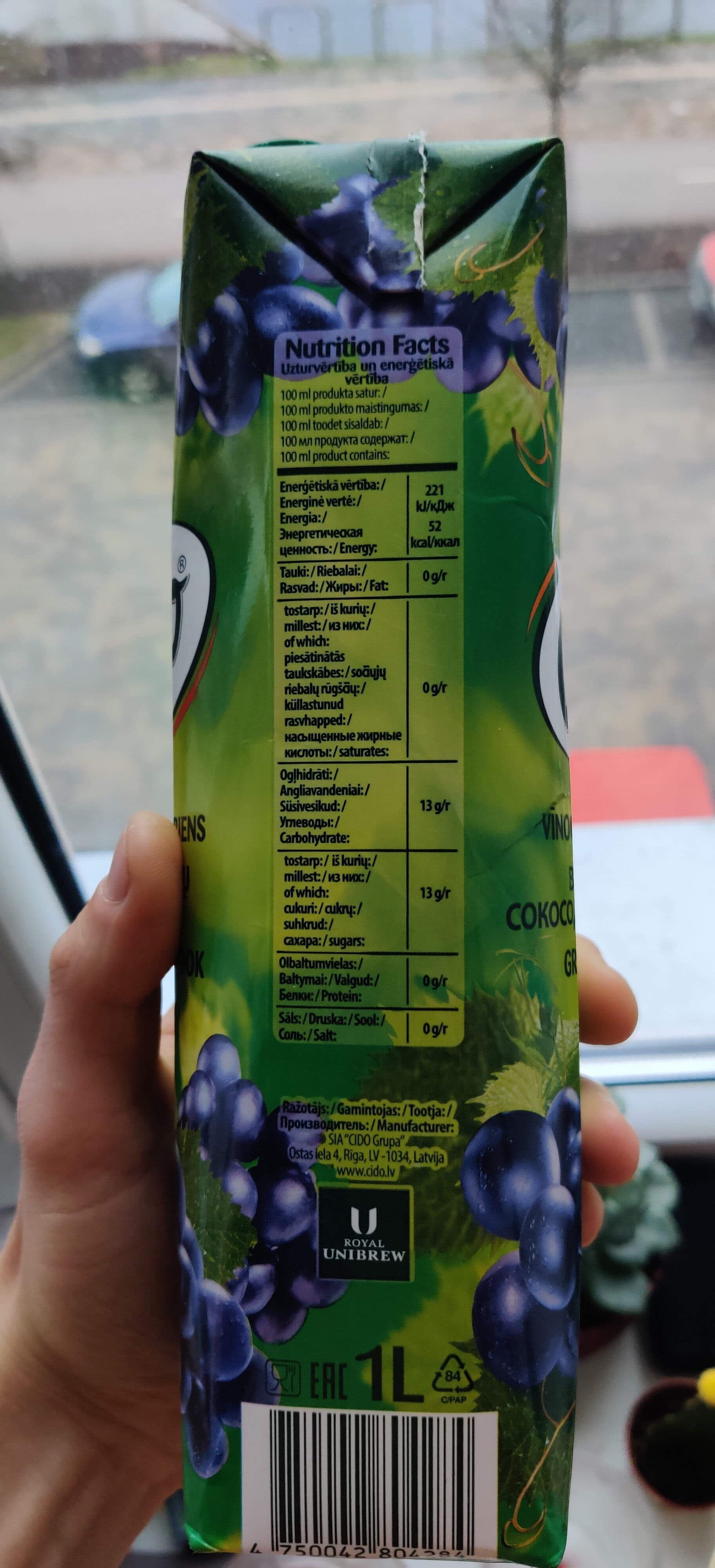 Cido Grape Juice packshot