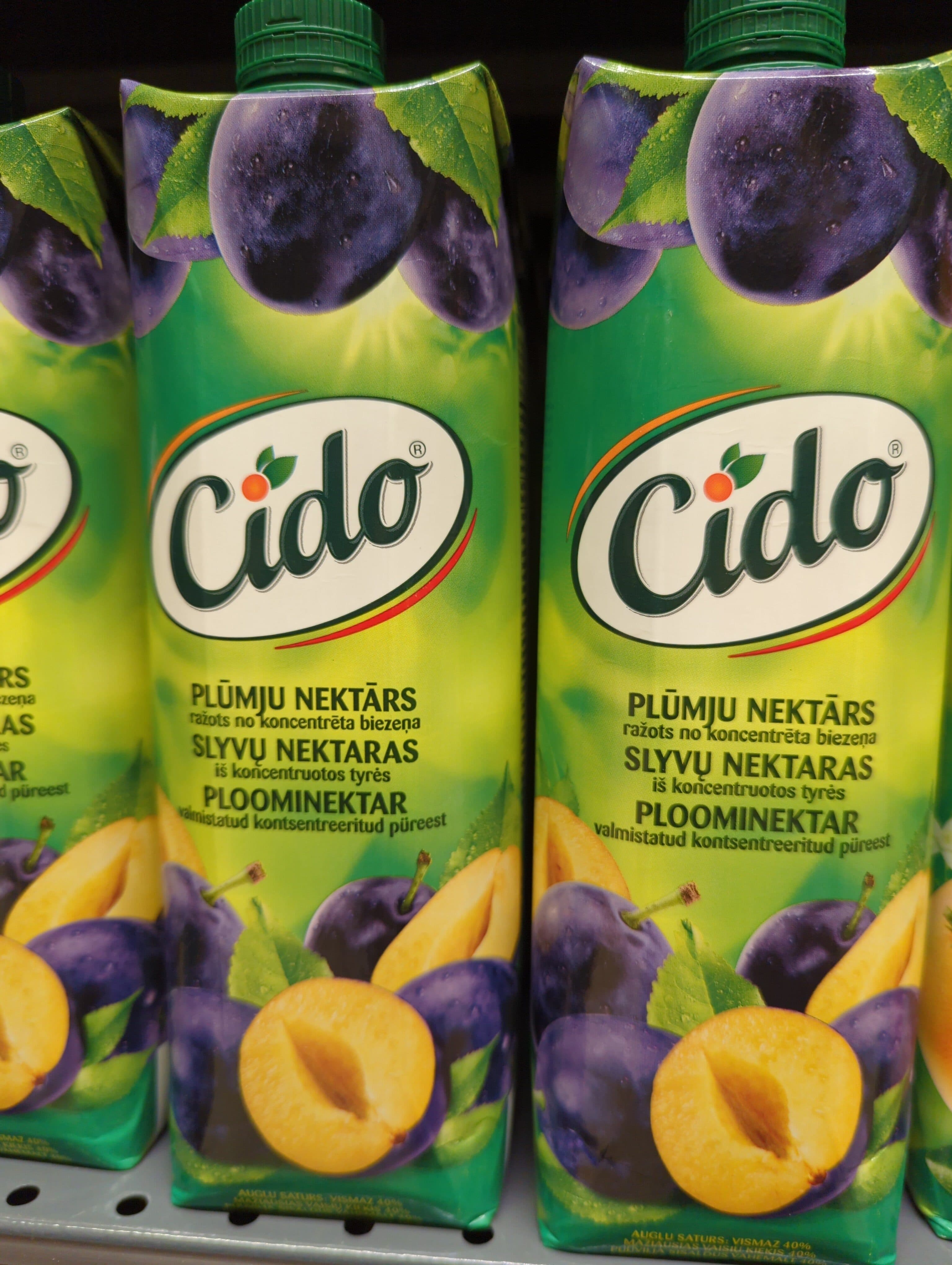 Cido Cido slyvų nektaras packshot