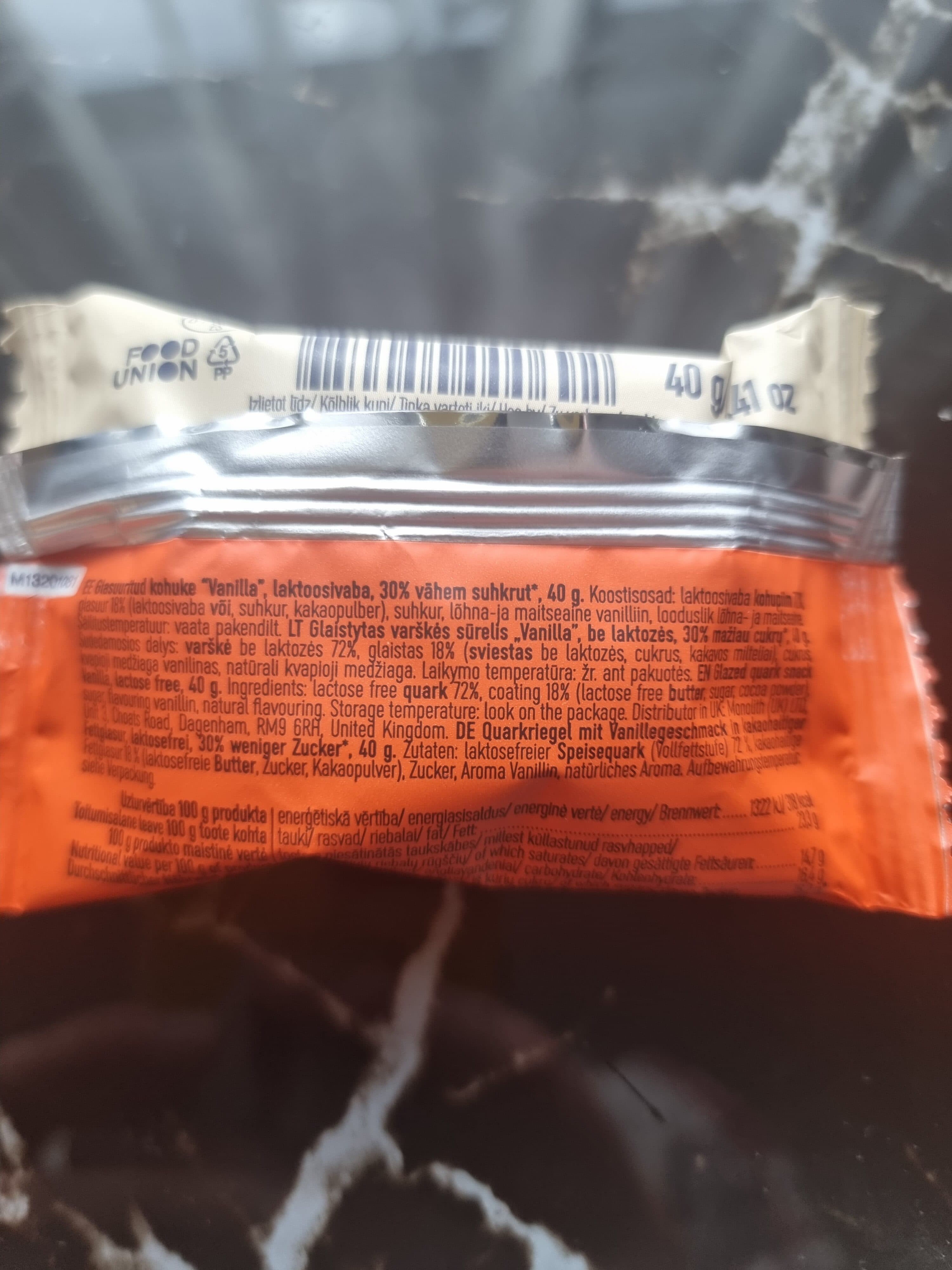 Karums Biezpiena Sieriņš (Vanilla) packshot