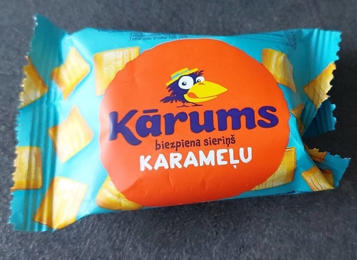 Kārums biezpiena sieriņš KARAMELU packshot