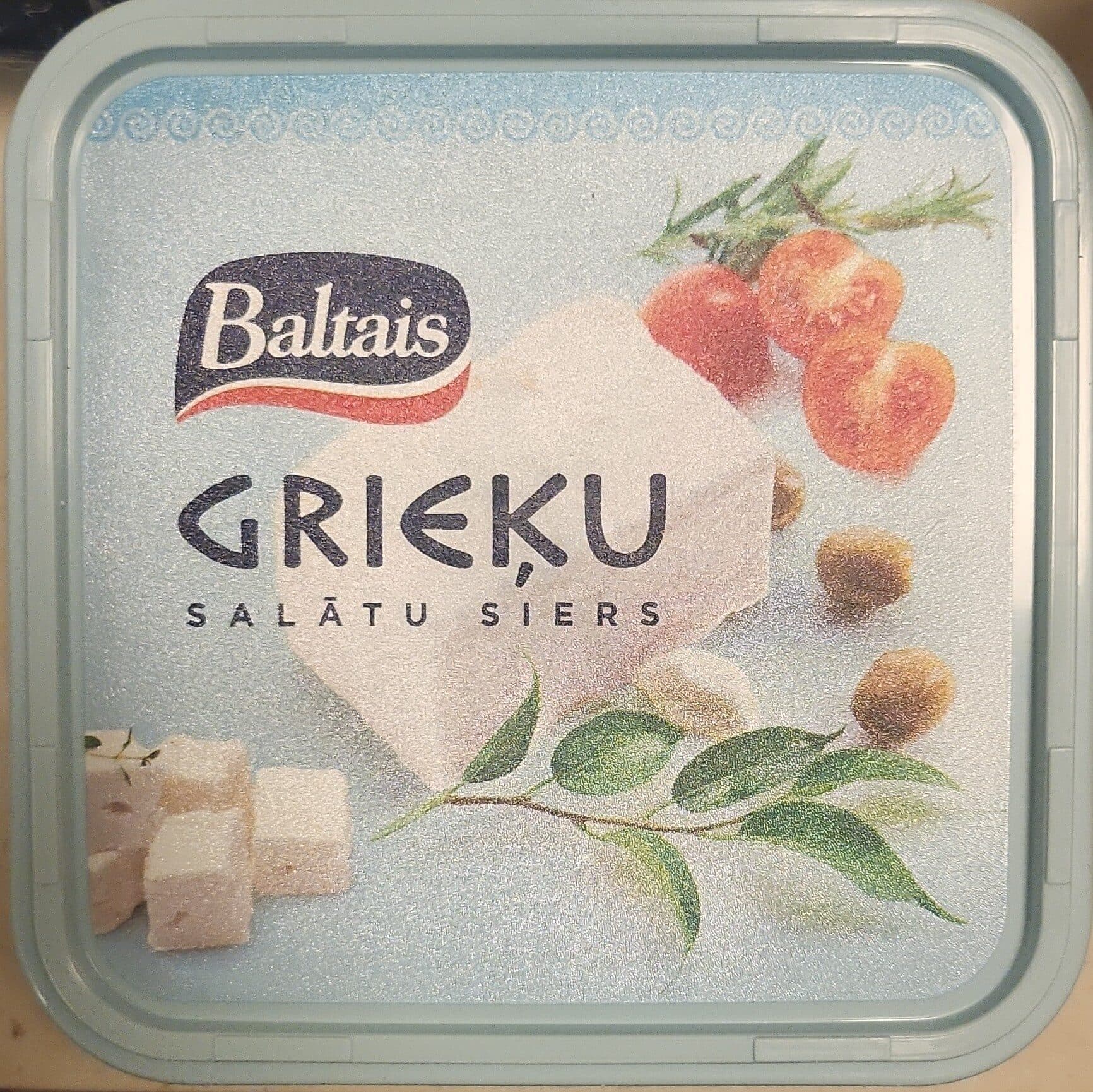 Baltais Grieķu salātu siers packshot