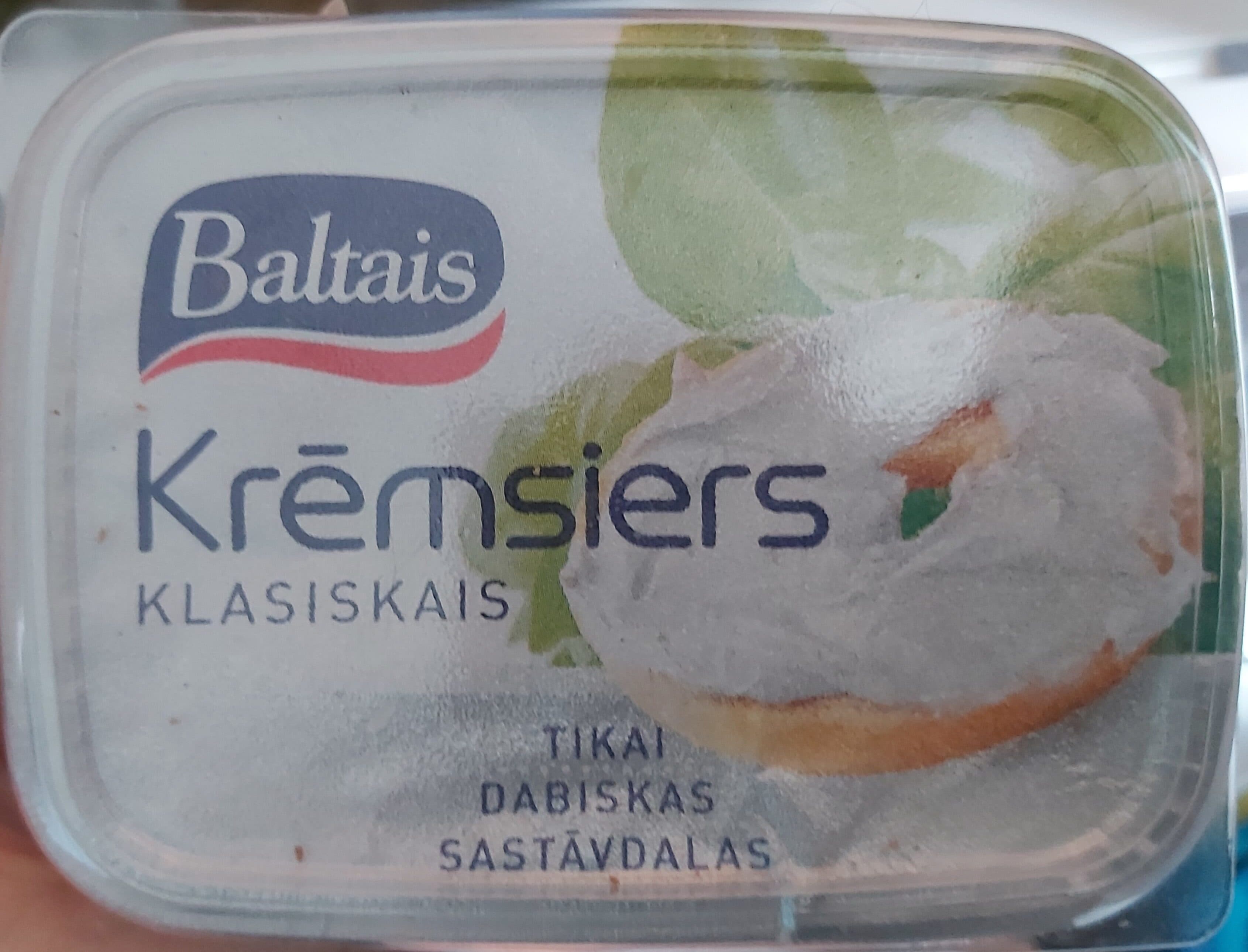 Baltais Kremsiers Klasiskais packshot