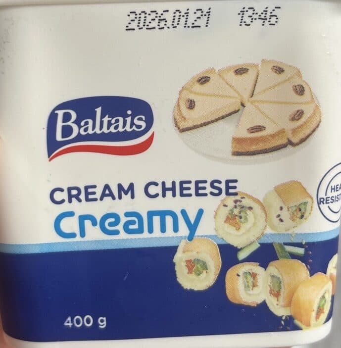 Baltais Cream cheese packshot