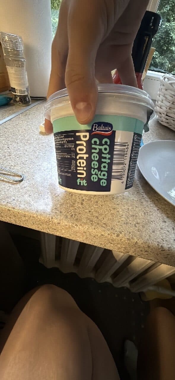 Protein Cottage Cheese Baltais packshot