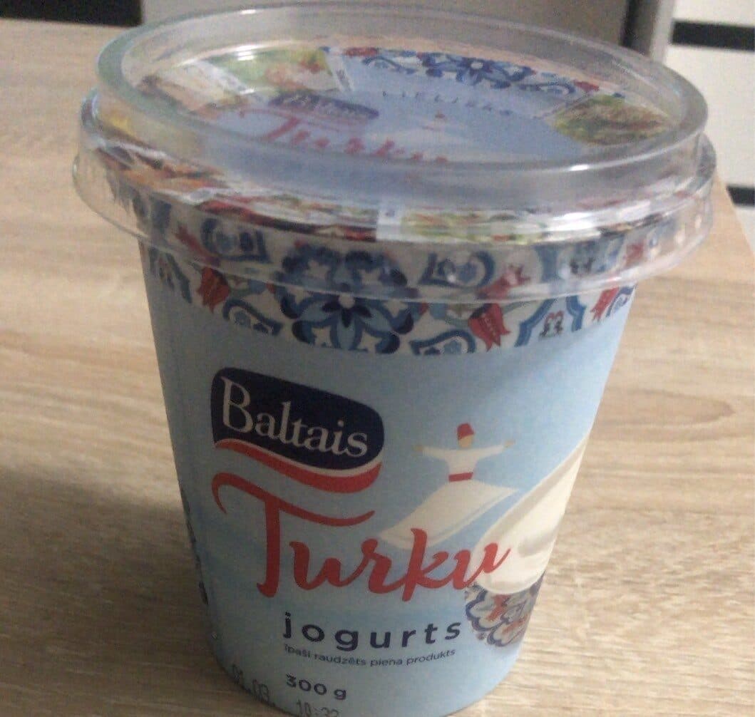 Baltais Turku jogurts packshot