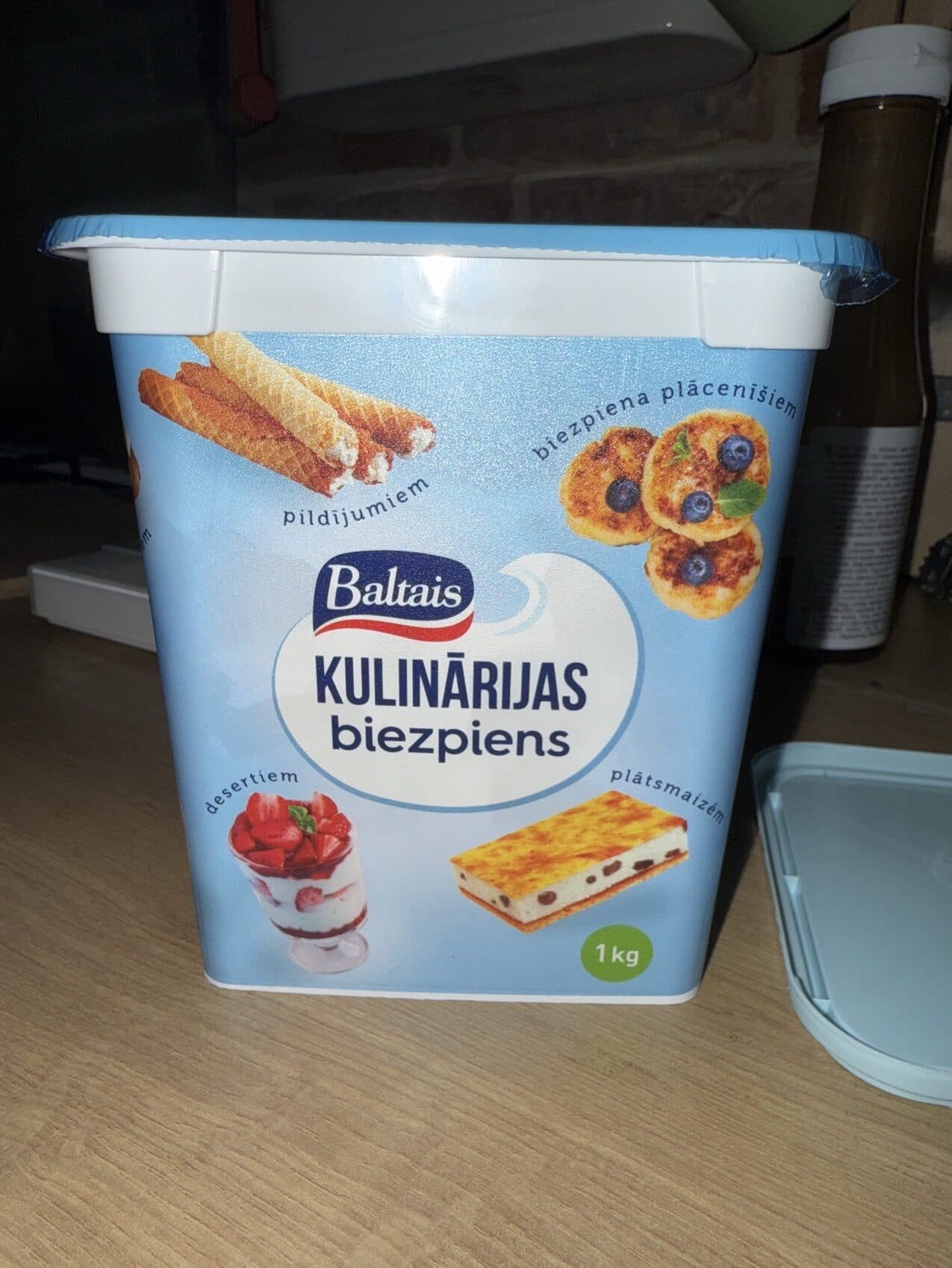 Baltais Kulinārais Biezpiens packshot